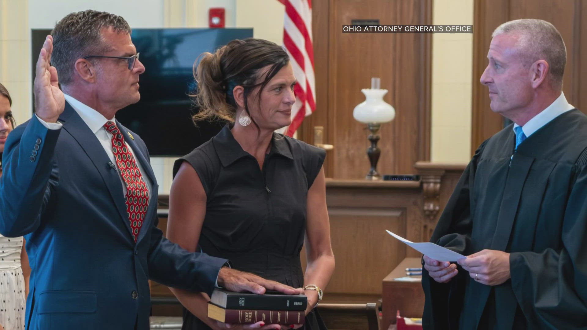 Andy Wilson sworn in as Ohio attorney general following Dave Yost's ...