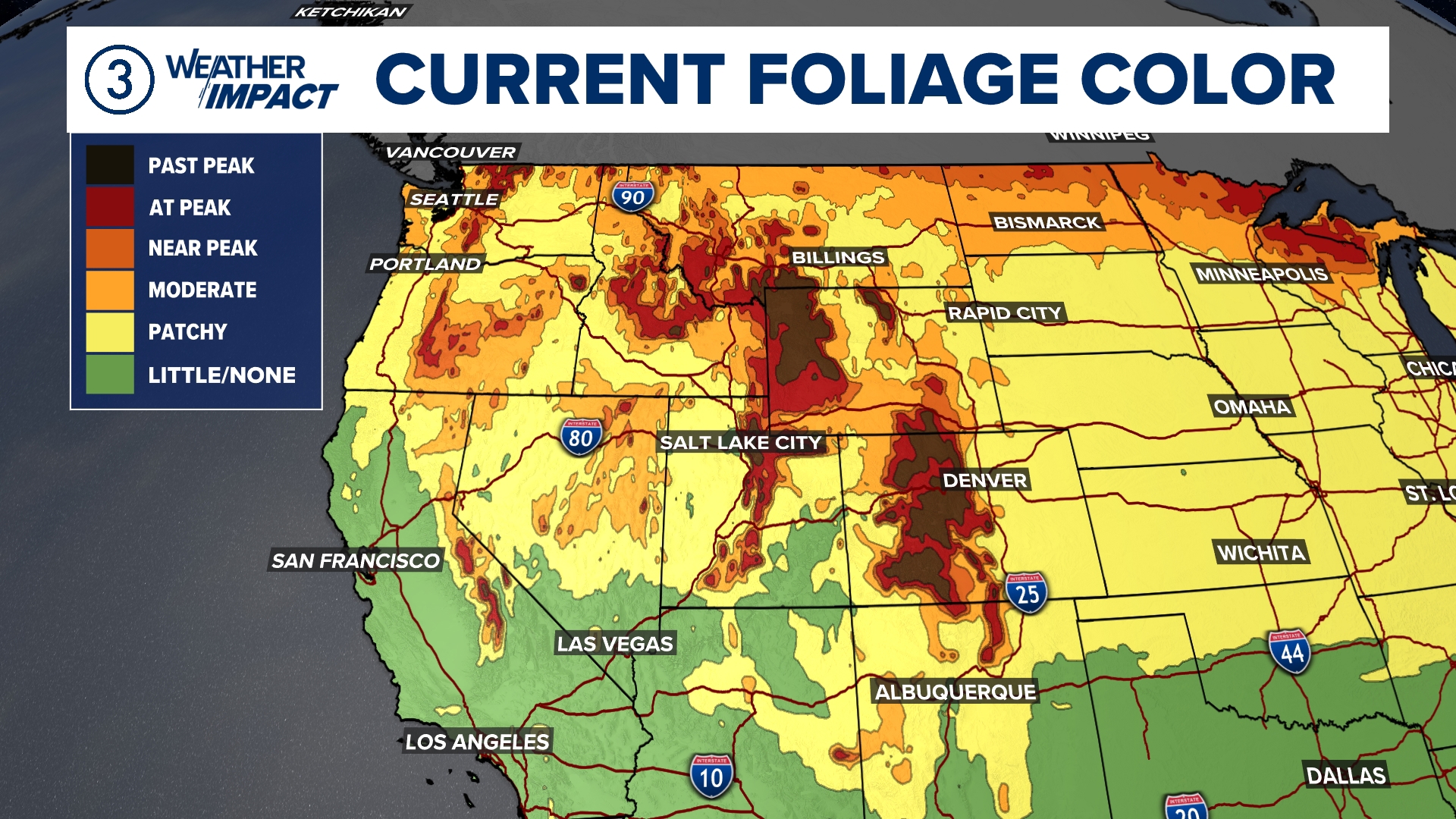 Northeast Ohio hilltops lead in early fall colors | wkyc.com