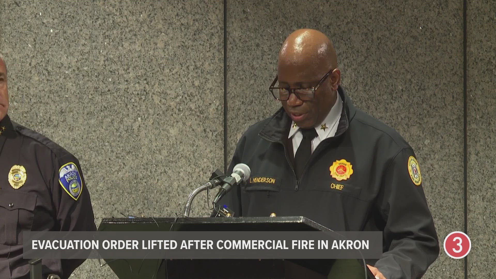 Akron fire gave an update following Thursday's hazmat situation that contained chemicals.