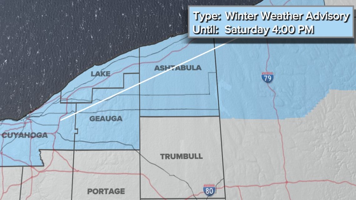 Northeast Ohio counties under Winter Weather Advisory | wkyc.com