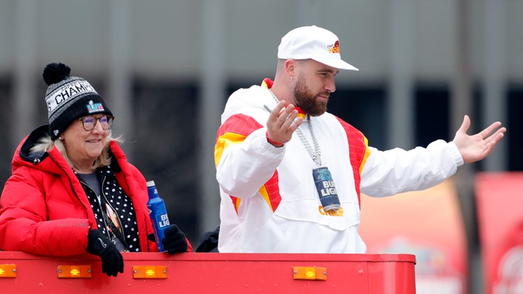 Travis and Donna Kelce to throw out first pitch at Cleveland Guardians' home opener; team to wear patch honoring drummer John Adams