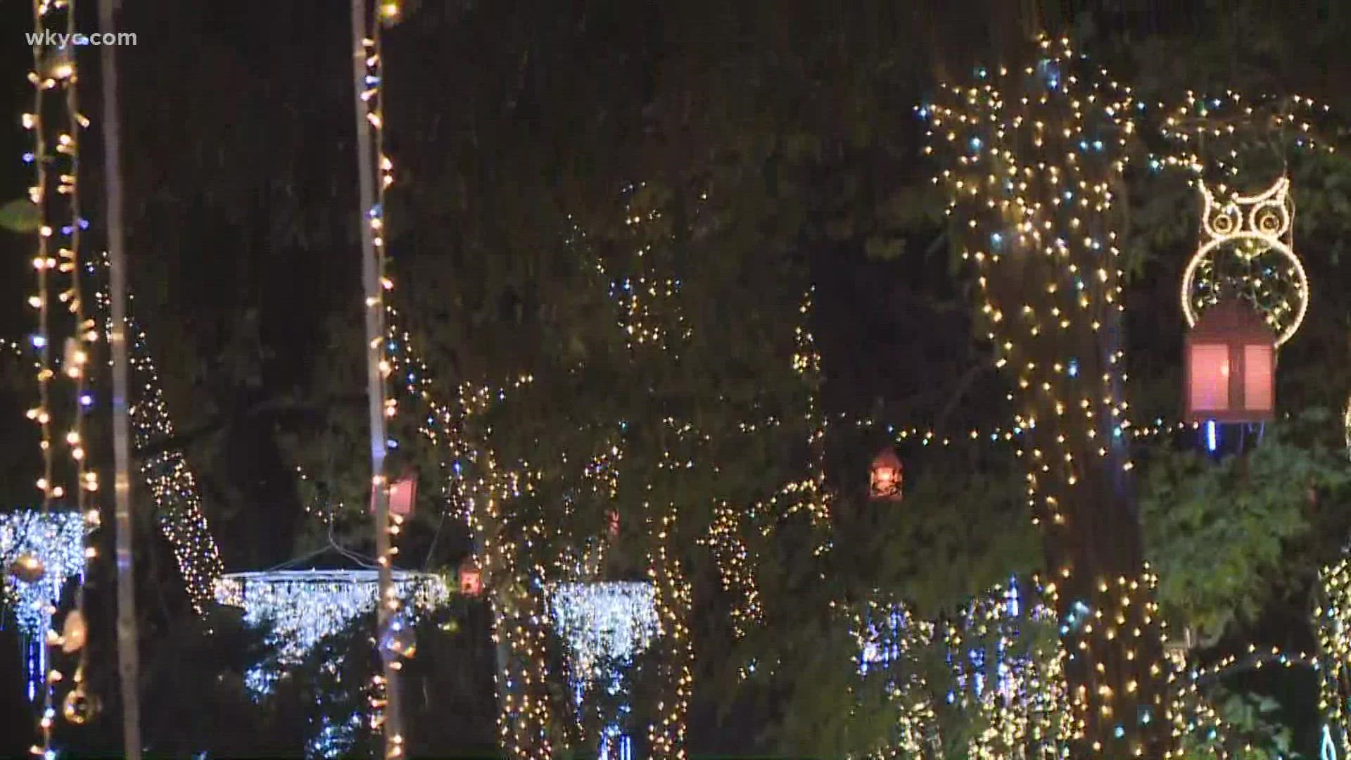 Wild Winter Lights returns to Cleveland Metroparks Zoo with drivethru