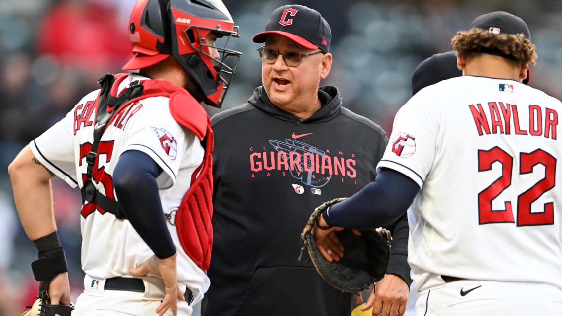 Guardians beat Royals 14-1, move into 1st in AL Central