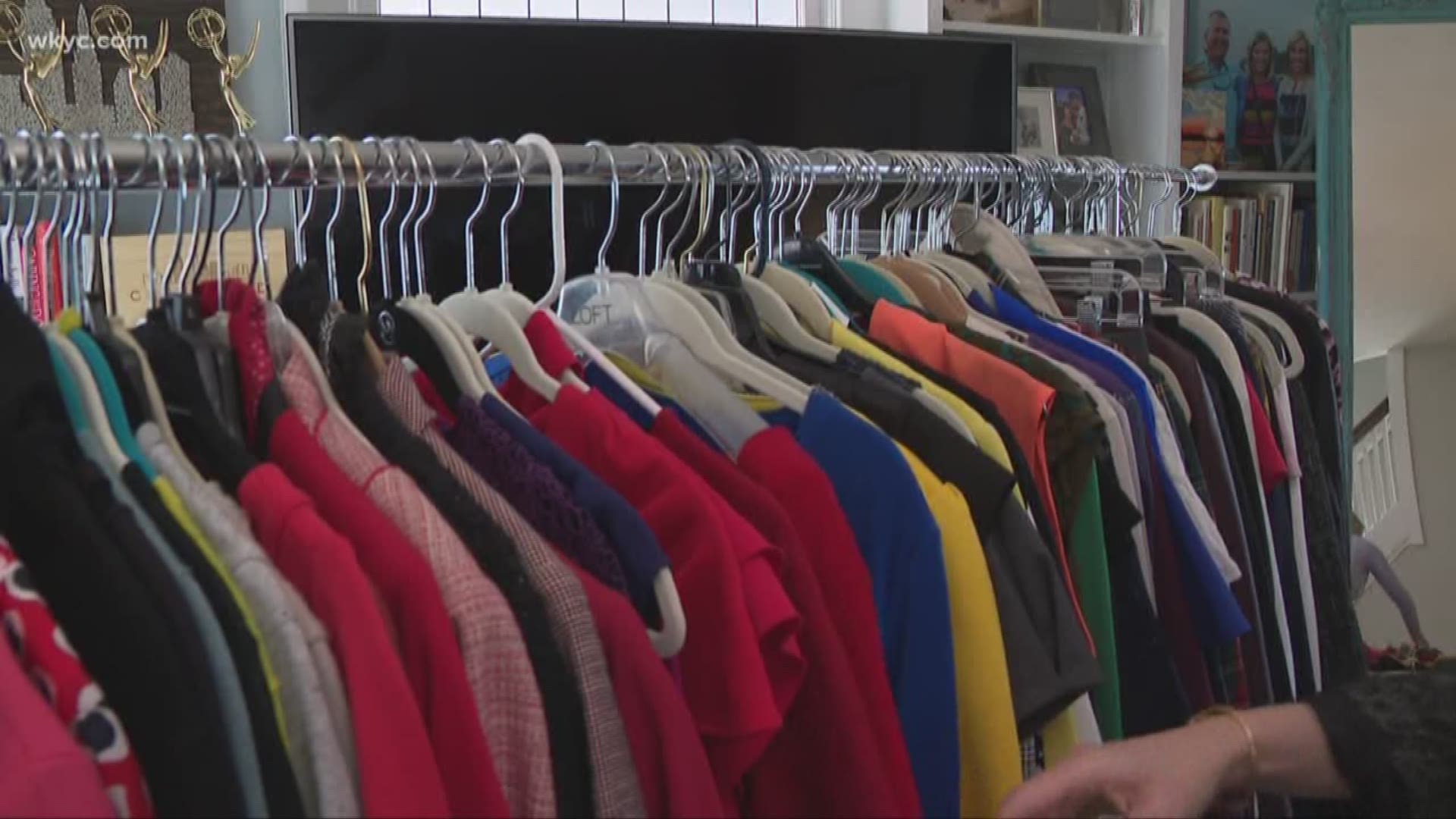 April 30, 2019: It's finally spring in Cleveland, and that means it's time to get organized! Thanks to the ever-growing appeal of organizing expert Marie Kondo (and her Netflix series 'Tidying Up,') home organizing is more top of mind than ever. And WKYC's Sara Shookman was feeling ready for some tidying up of her own. So with a closet packed full of clothes, she decided to call in the pros: Hallie Abrams and Elana Mintz from The Wardrobe Consultant for some help.