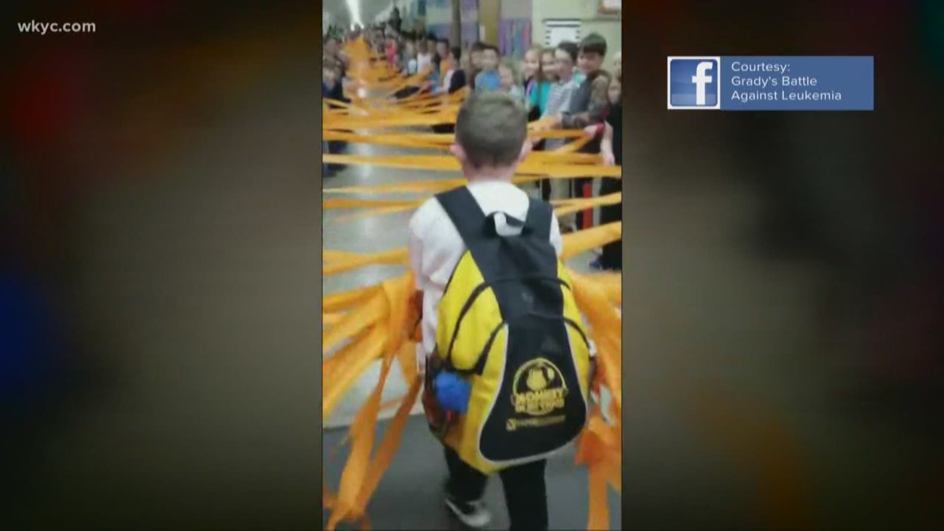 Warren boy returns to school after battling leukemia
