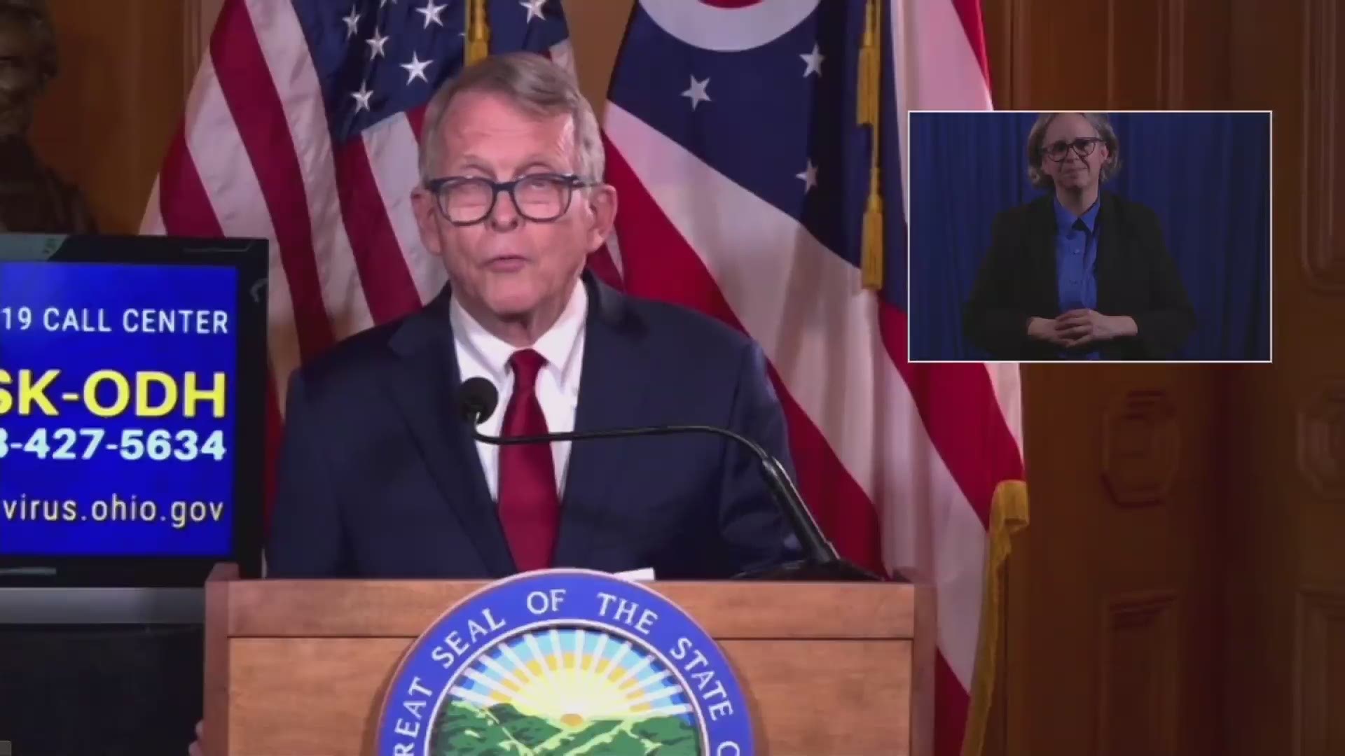 "Senate Bill 22 jeopardizes the safety of every Ohioan," DeWine wrote in his veto message."