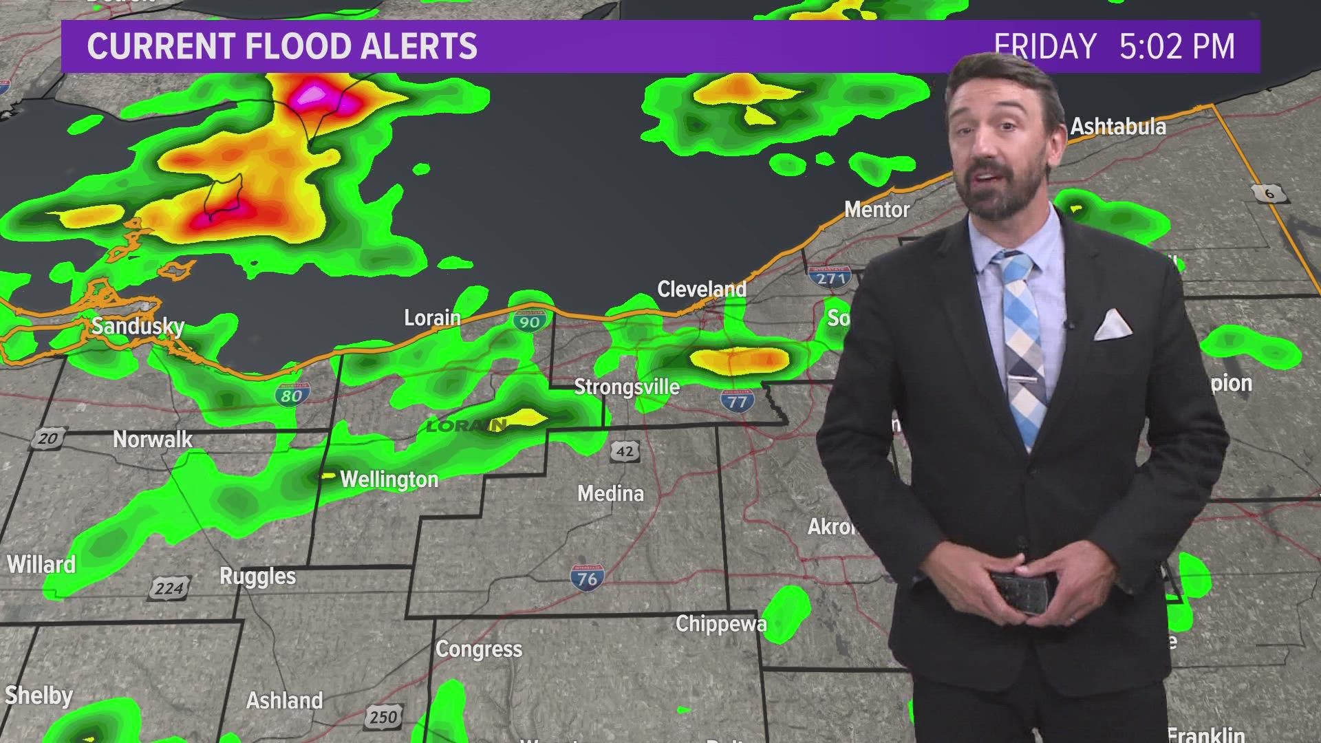 With more humidity and rain ahead, a flash flood warning has taken hold in some areas. 3News Meteorologist Matt Wintz has today's Northeast Ohio forecast