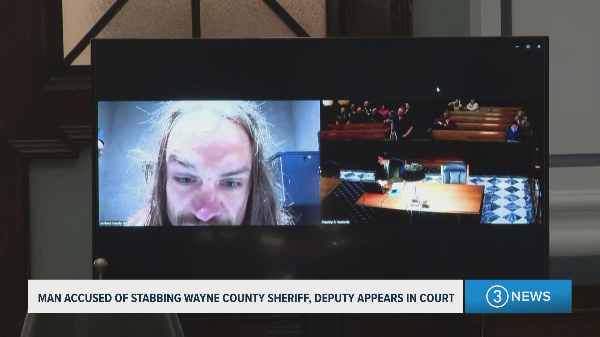 Man accused of stabbing Wayne County sheriff, deputy appears in court ...