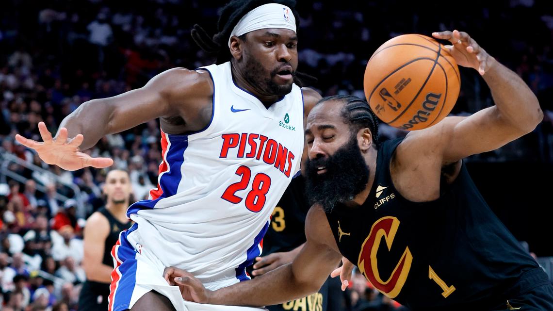 Cleveland Cavaliers rally, but stumble late in 111-101 loss to Detroit Pistons in Game 1 of Eastern Conference semis