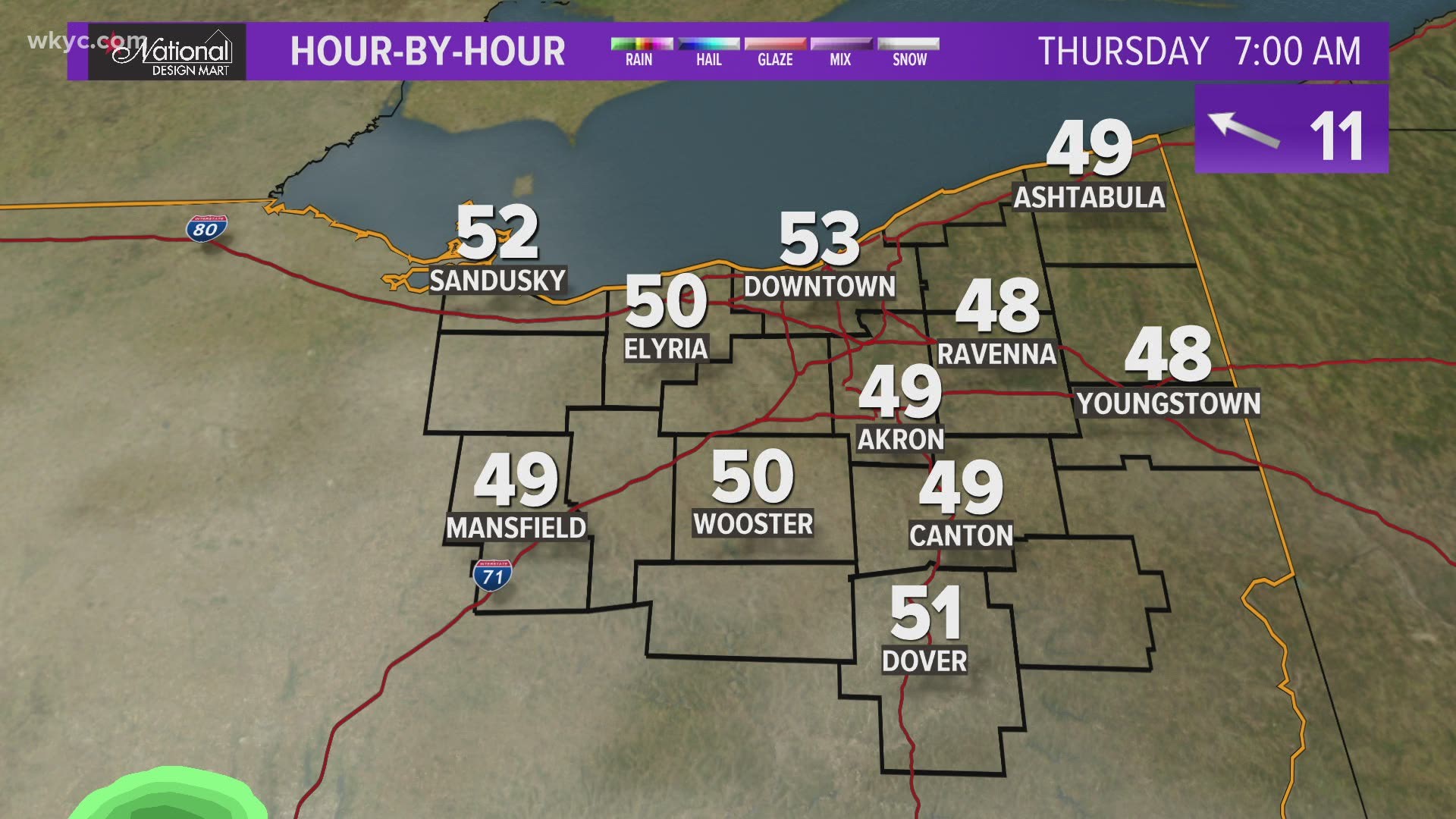 11 p.m. weather forecast May 19, 2020 | wkyc.com