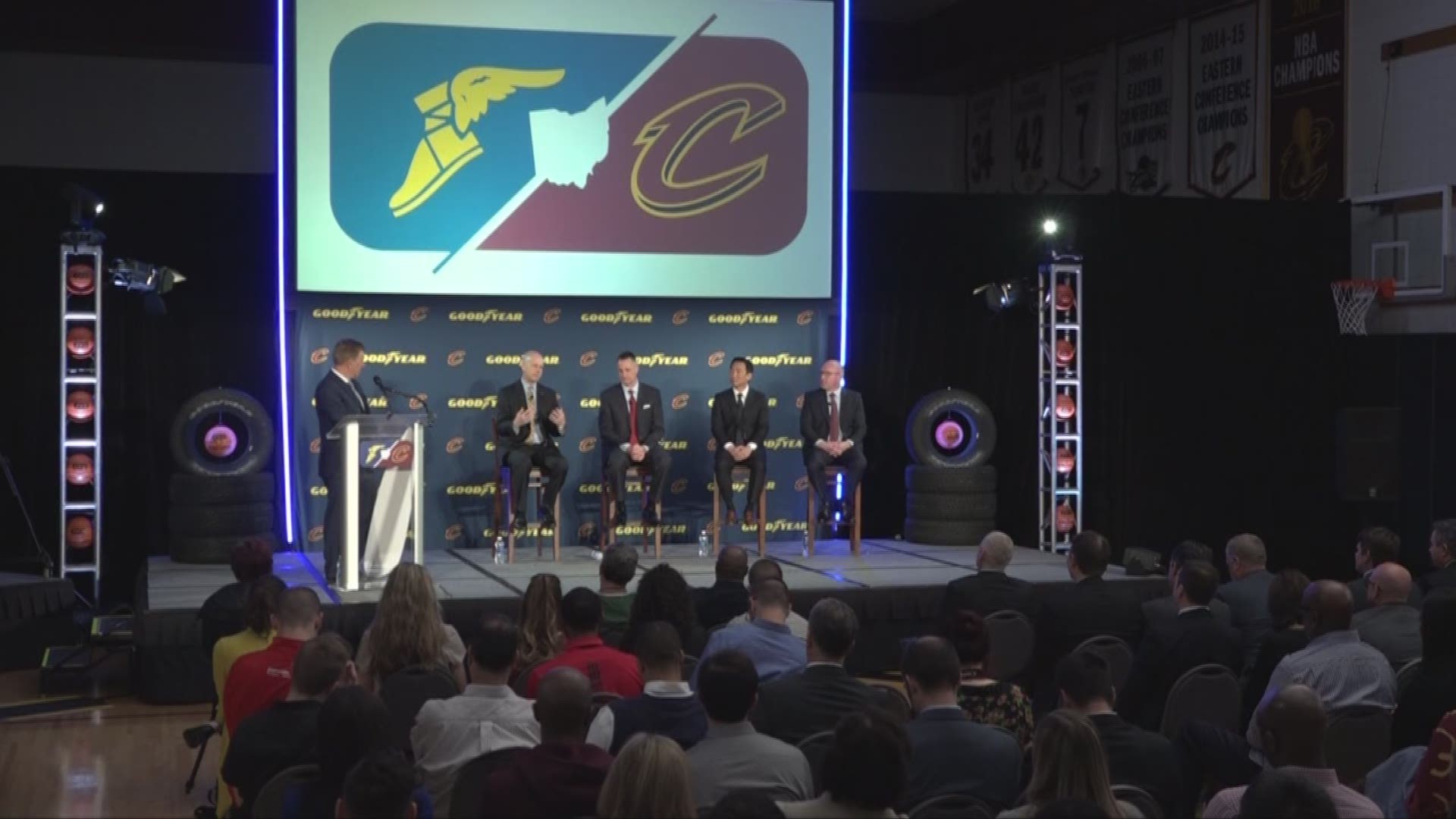 The Cavs Announce A Jersey Ad Partnership With Goodyear