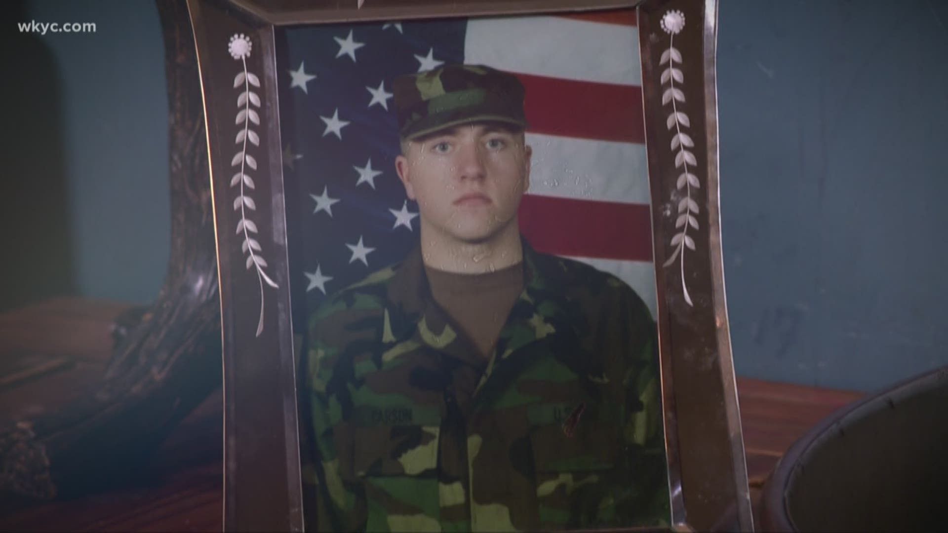 Army Cpl. Joseph Carson came home to Portage County from Iraq with a Purple Heart. PTSD came along, too. And it all changed his life and the lives of his wife and seven children.