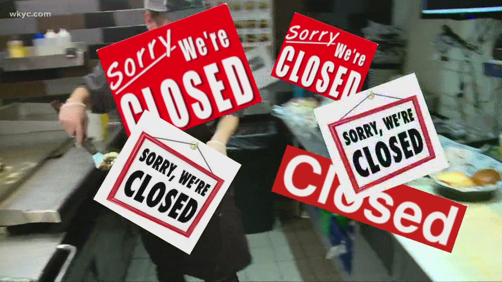 90,000 restaurants have closed shop since the start of the pandemic; In Ohio, 3,100 have closed shop, according to the Ohio Restaurant Association
