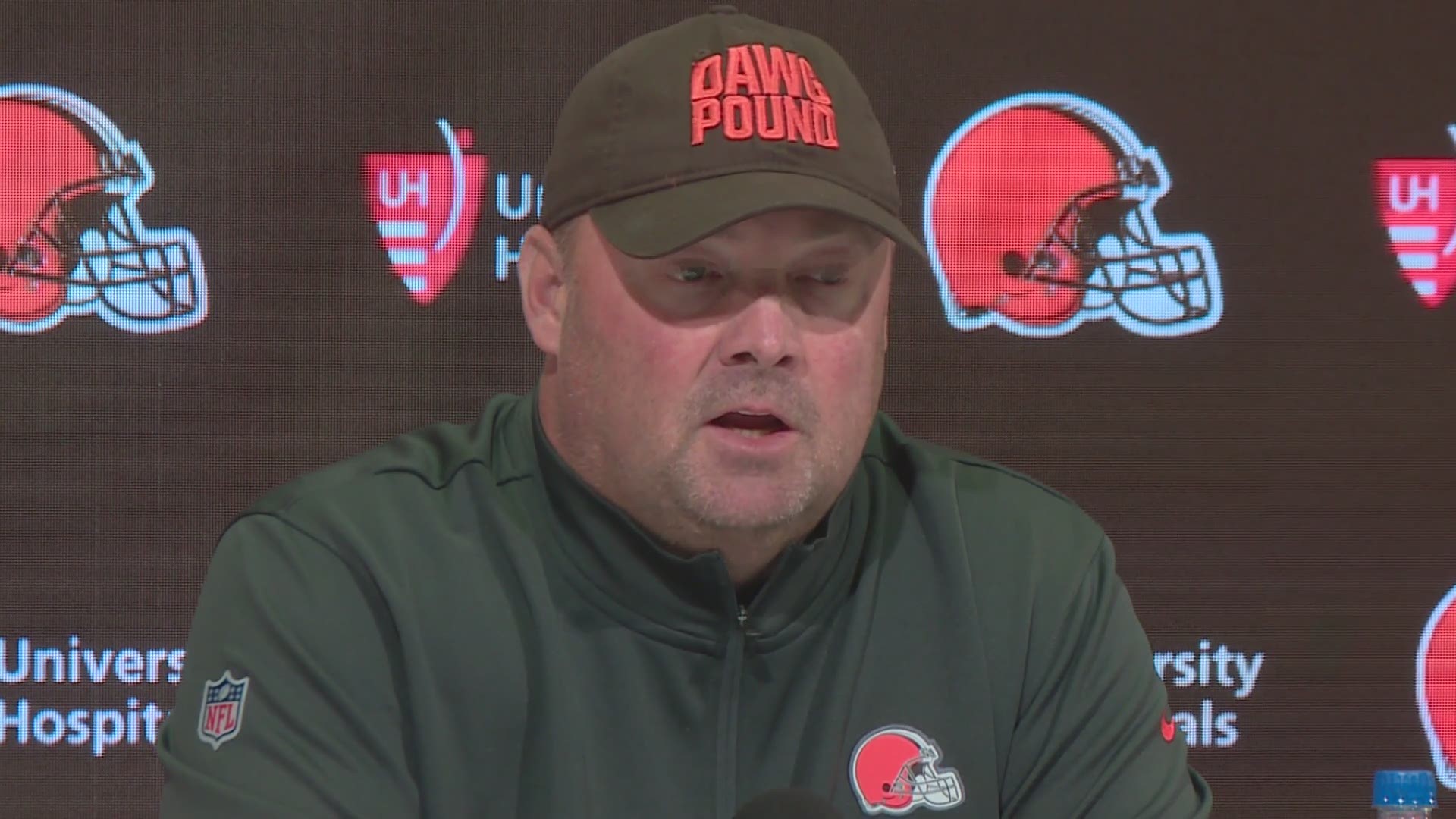 Freddie Kitchens explained why the Browns are focused on coming together and playing as a team after a slow start to the season.