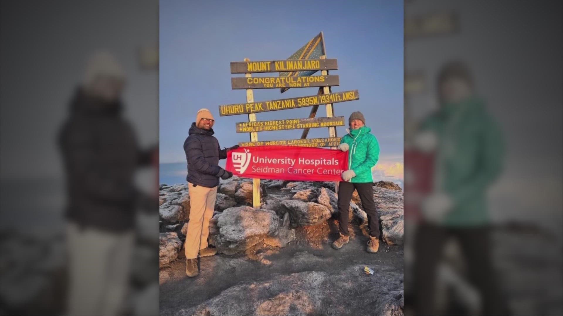 Senior health correspondent Monica Robins has the story of a local doctor and nurse practitioner who took their love of climbing to new heights.