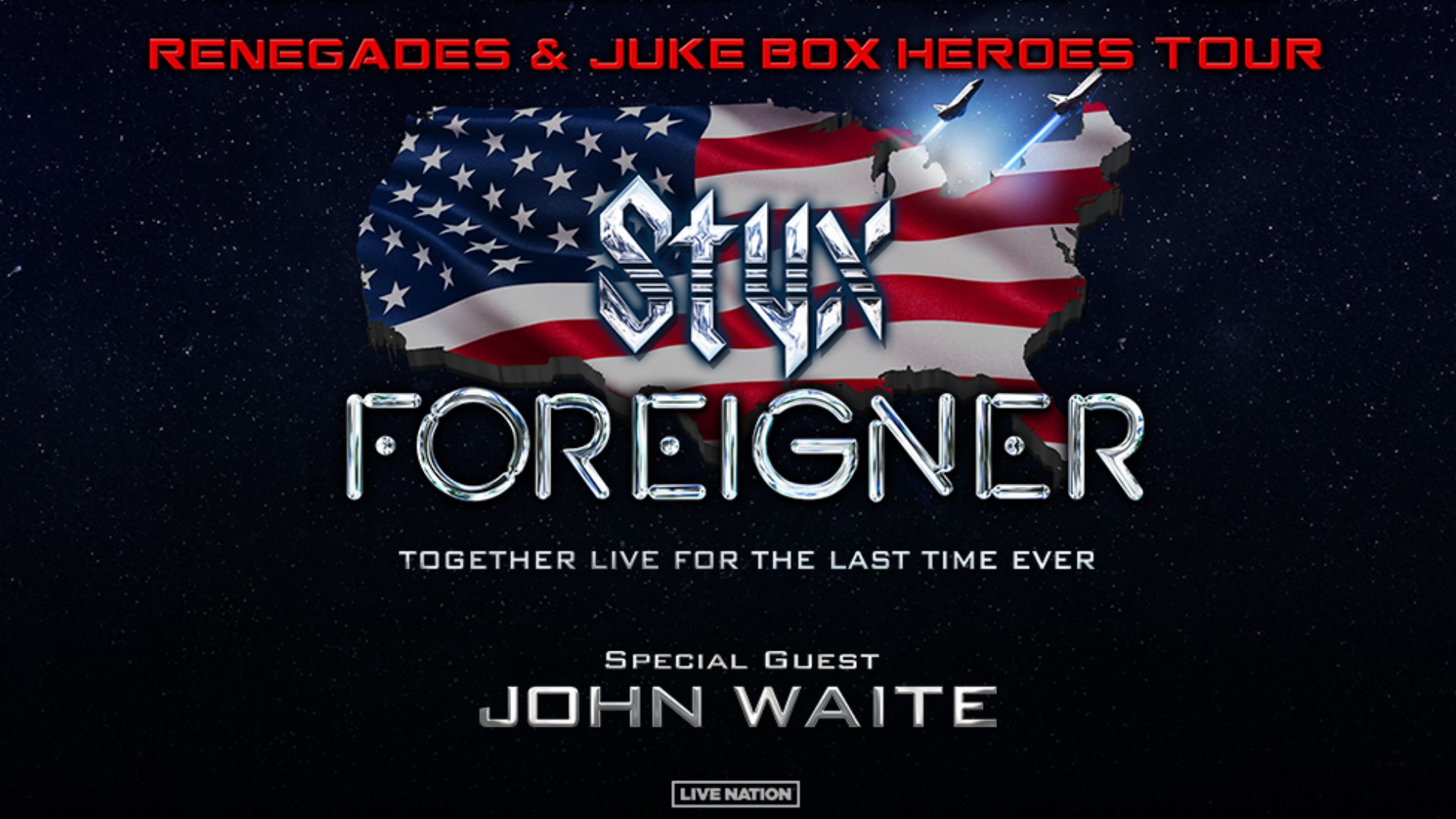 Foreigner and Styx tour Blossom Music Center tickets