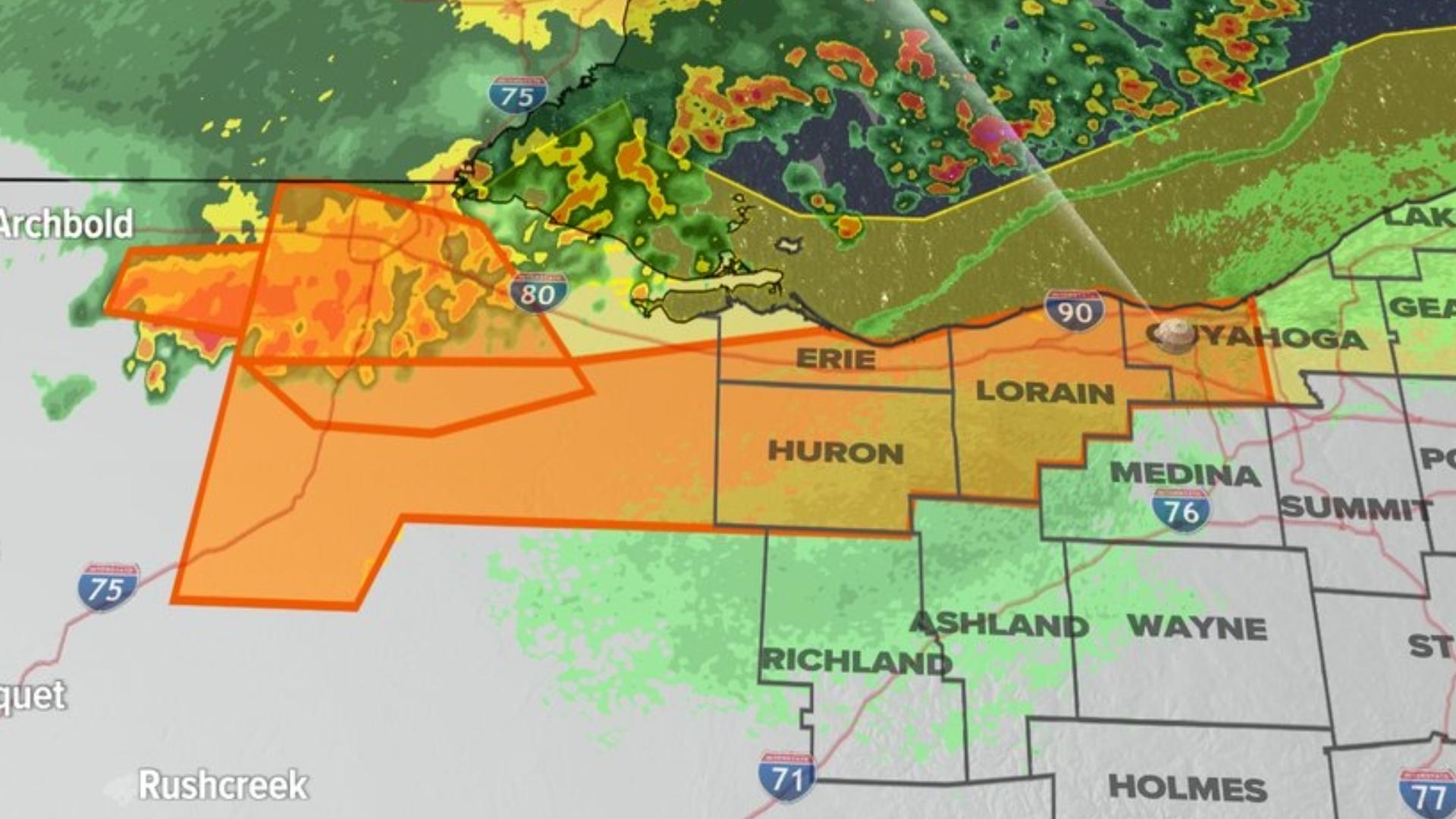 Parts of Northeast Ohio under Severe Thunderstorm Watch | wkyc.com