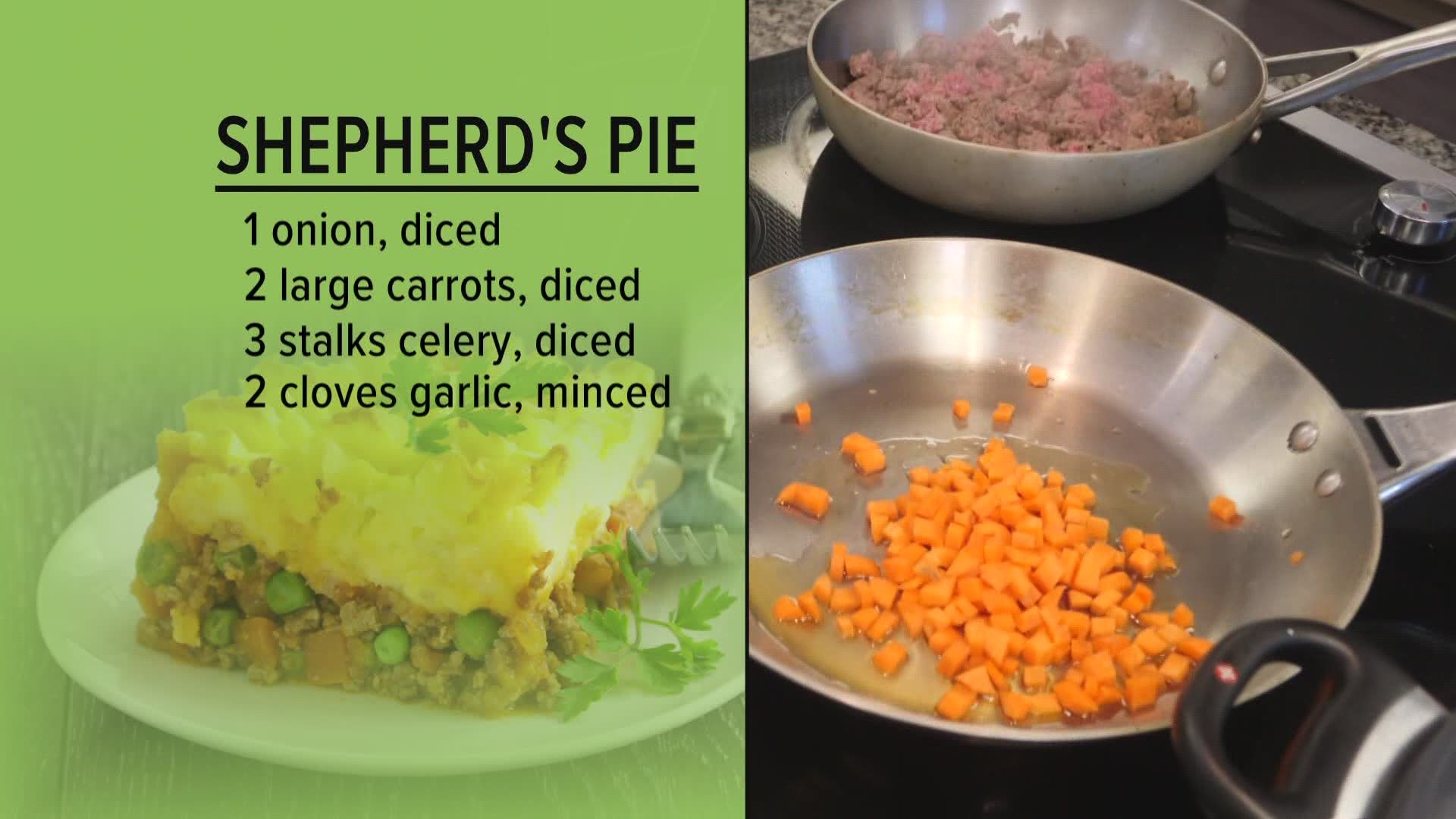 Jan. 15, 2021: Looking for some good comfort food? We went to chef Josh Ingraham of Go Buddha for a Whole30 recipe on how to make shepherd's pie.