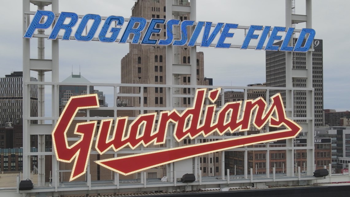 Cleveland City Skyline, Cleveland Guardians Baseball Team