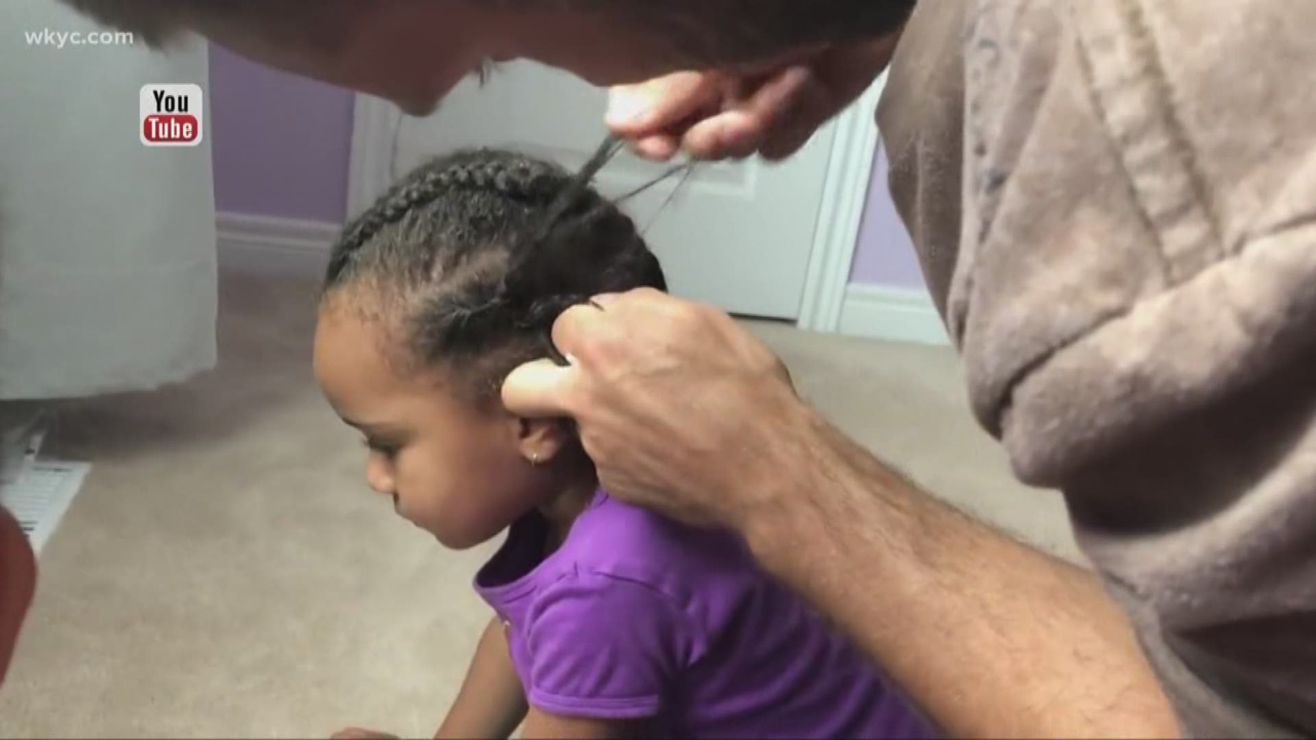 Local salon hosts class to teach dads how to do hair