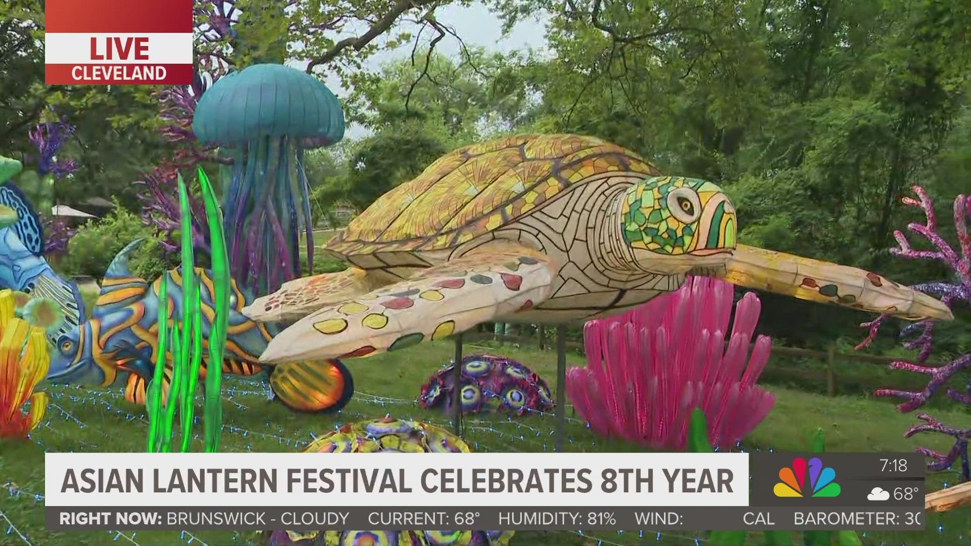 The Asian Lantern Festival is back at the Cleveland Metroparks Zoo for 2025 -- and 3News' David Greenberg is there to get a special sneak peek inside the event.