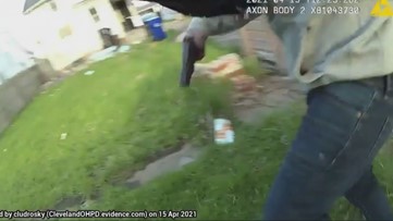 Bodycam footage details the moment a Cleveland police officer shot and killed an armed suspect