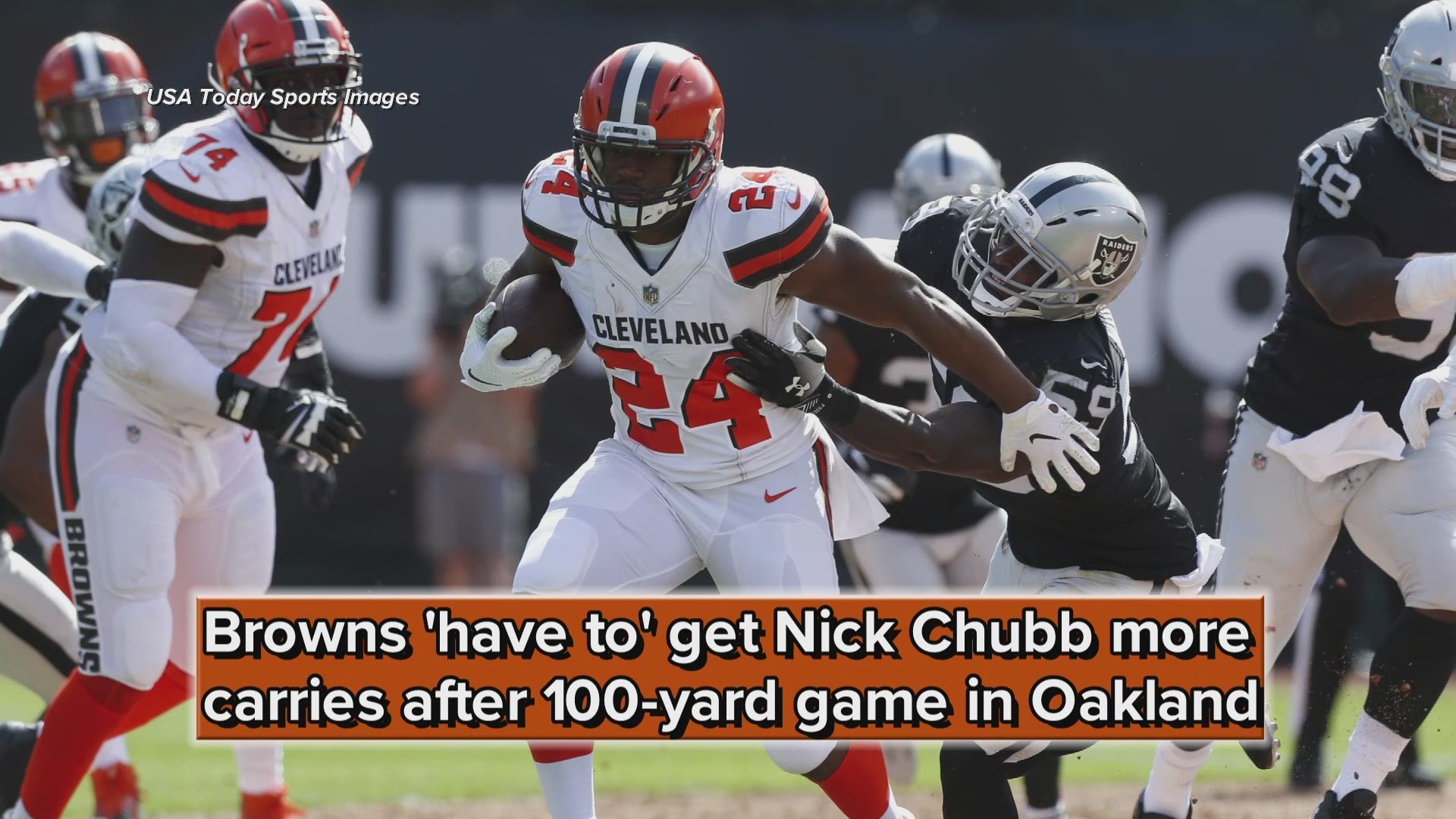 WATCH: Nick Chubb rushes for 41-yard touchdown for Cleveland Browns