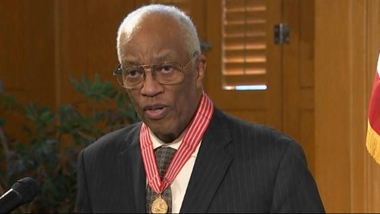 Gov. DeWine honors Westlake's Guion Bluford, first African American astronaut to fly in space