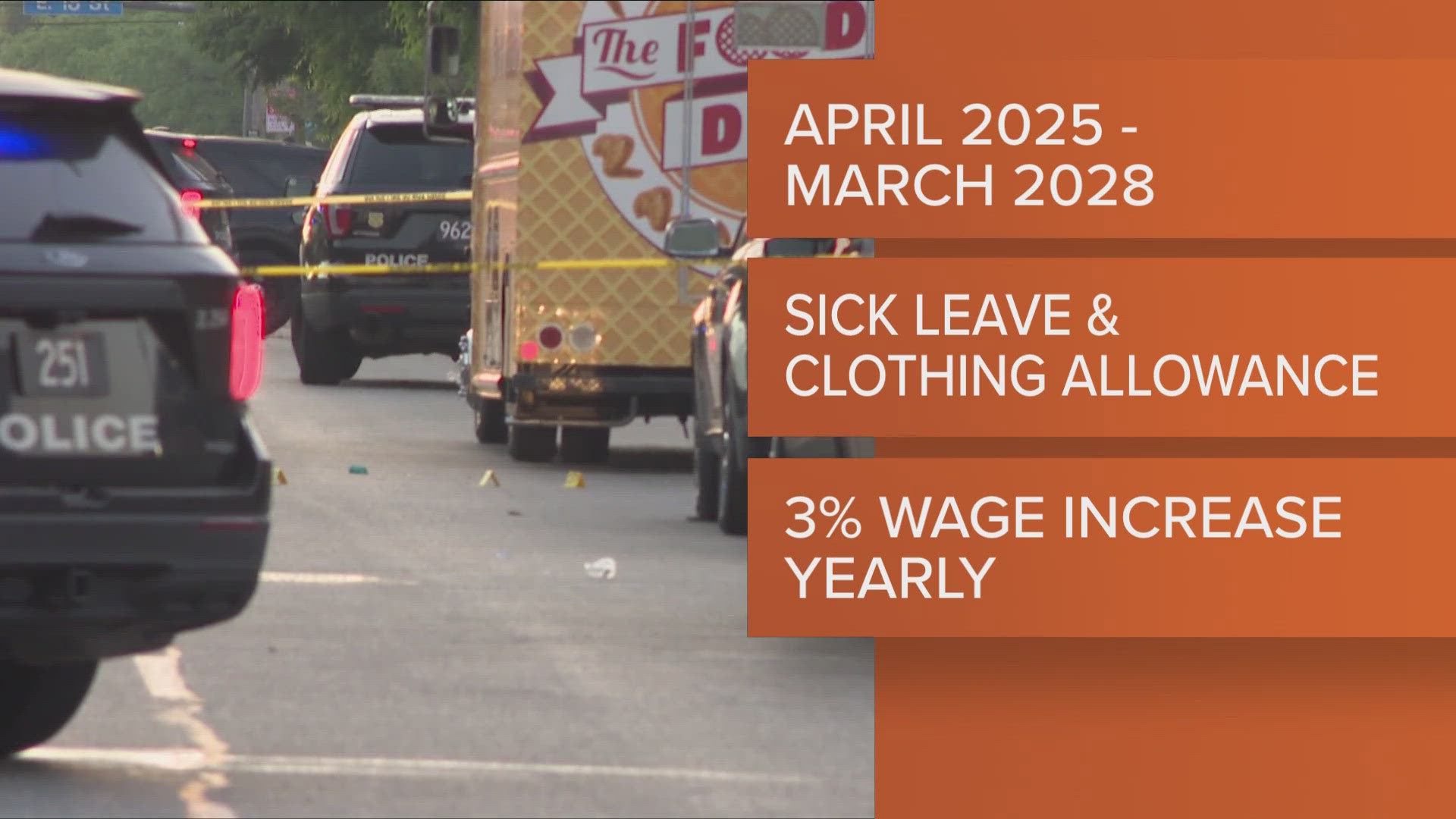 The agreement includes 3% annual wage increases each year, with raises scheduled to take effect on April 1 of 2025, 2026 and 2027.