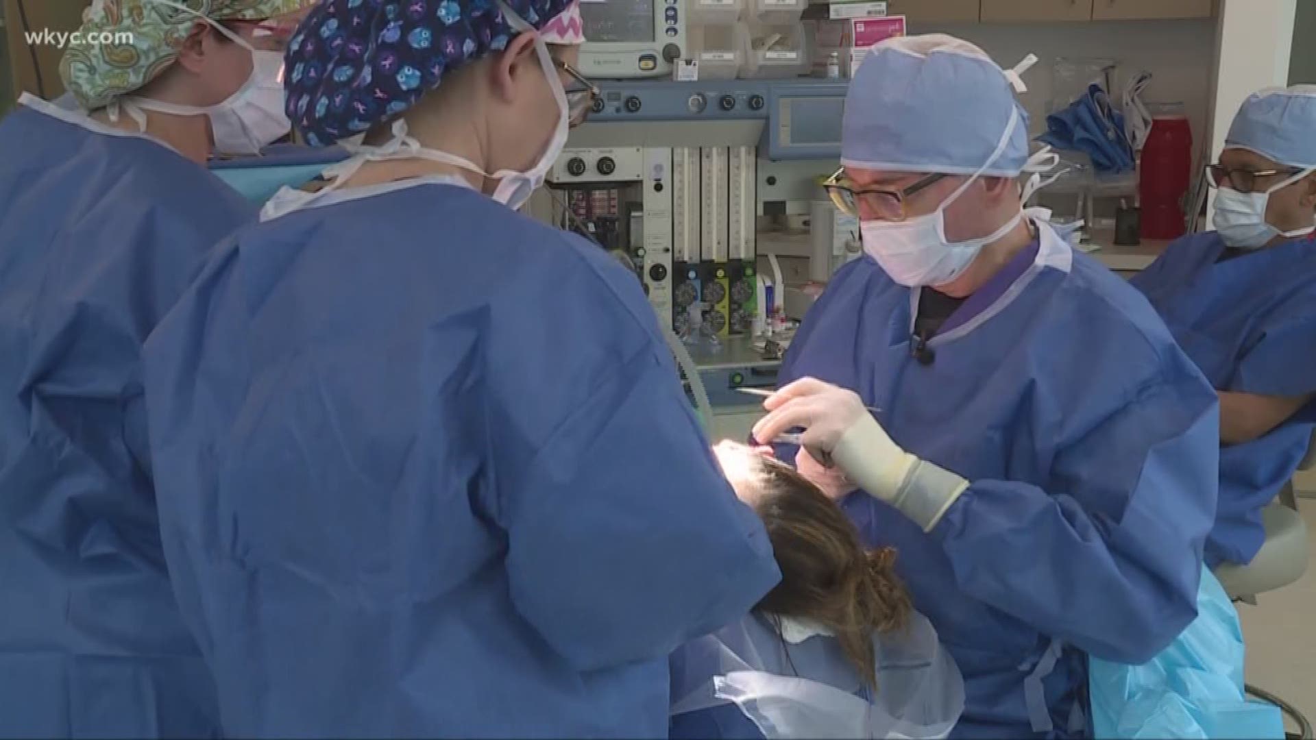 You can watch the entire procedure on WKYC.com.