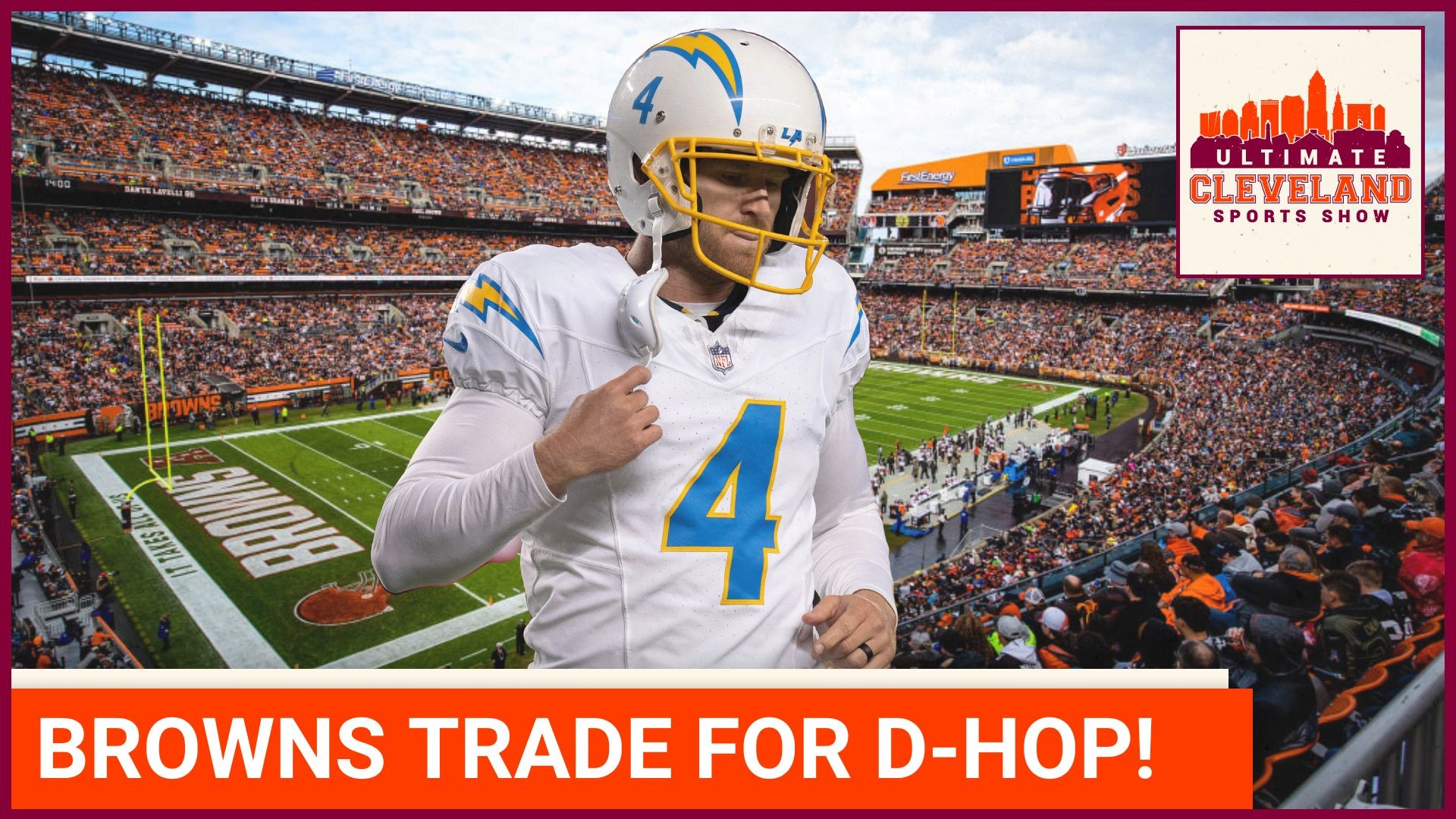 Browns acquiring kicker Dustin Hopkins from Chargers in trade, releasing Cade  York