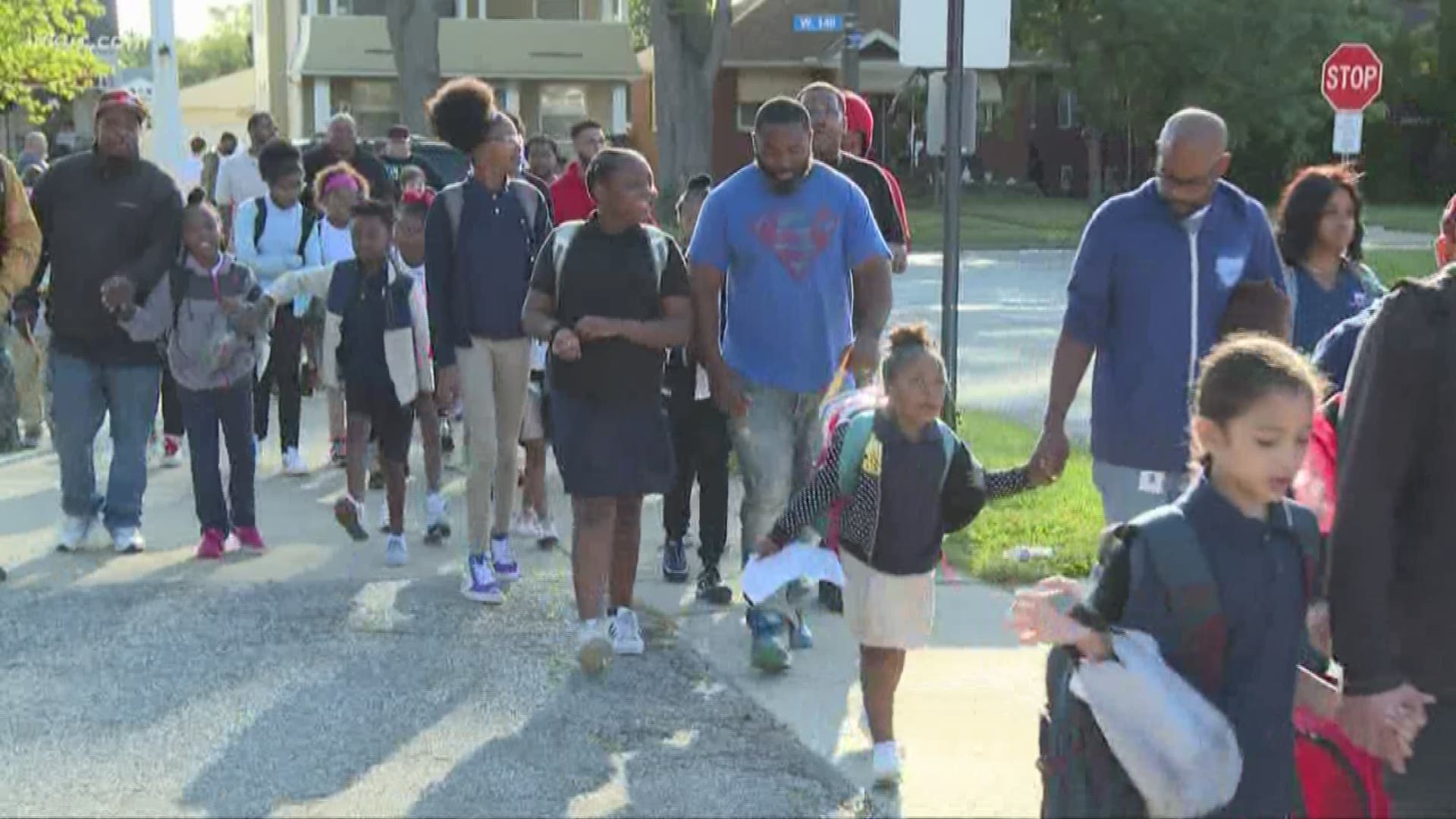 Dads participate in Cuyahoga county's annual Father's Walk