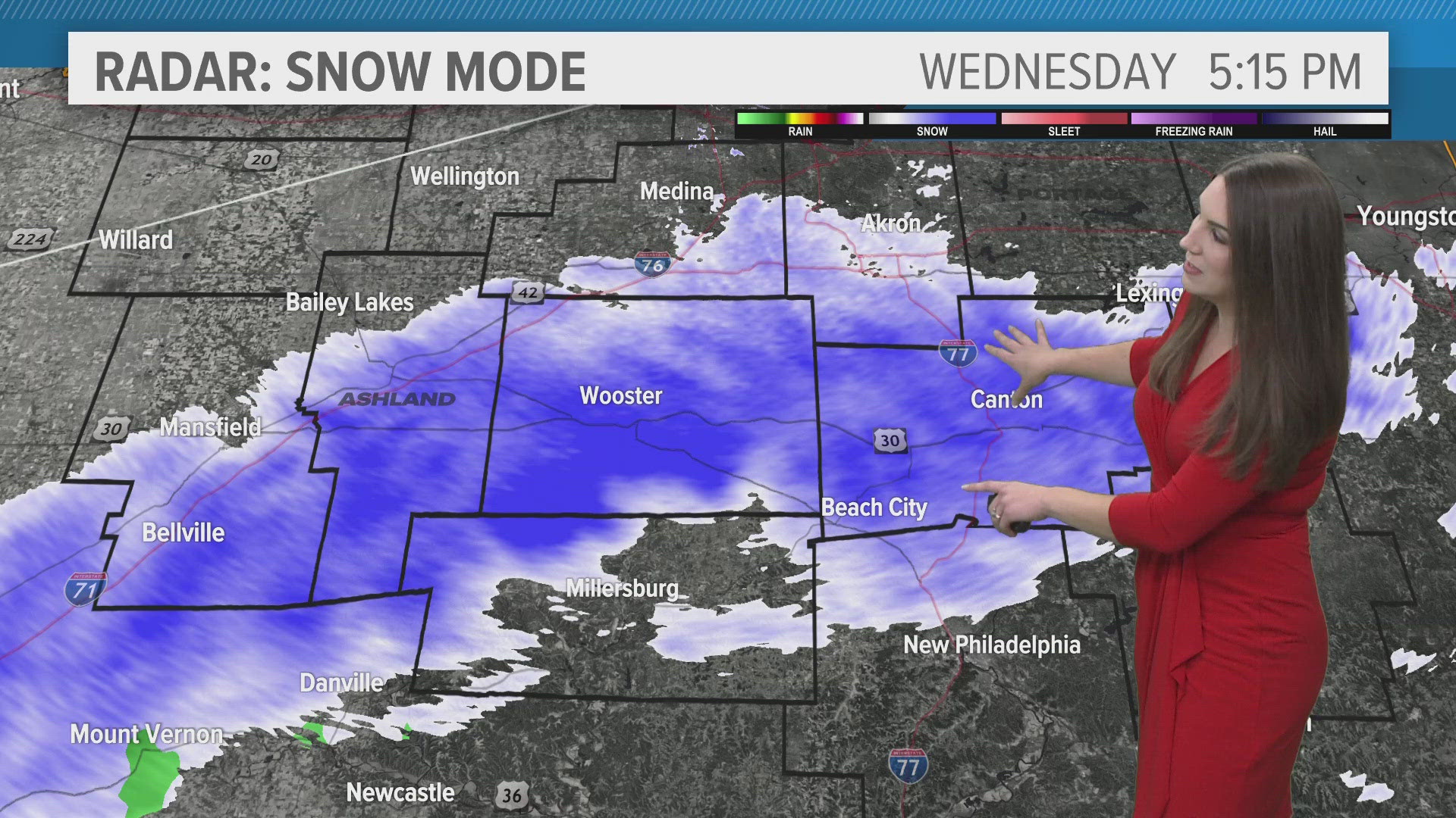 Winds will ramp up today with snow and tanking temperatures tonight.