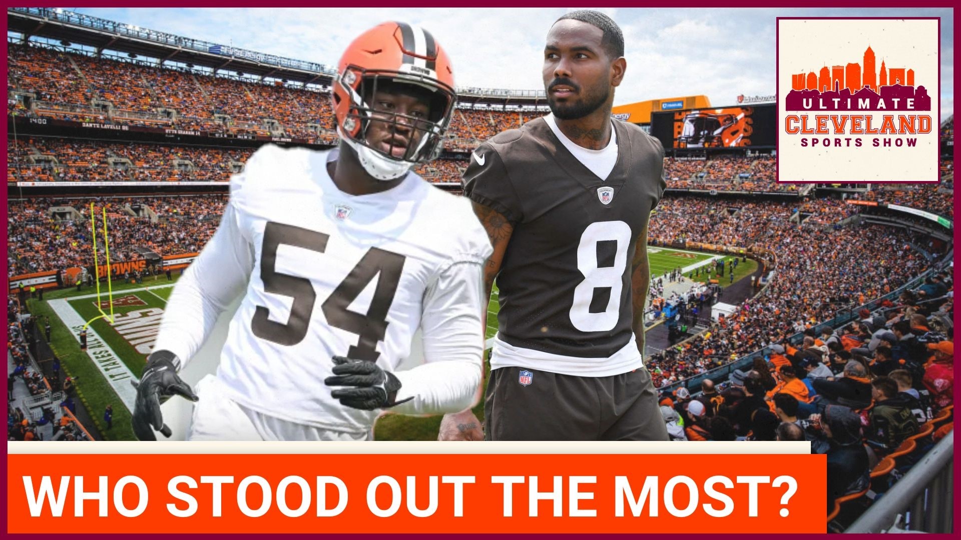 What player on the Cleveland Browns stood out the most at the Greenbrier?
