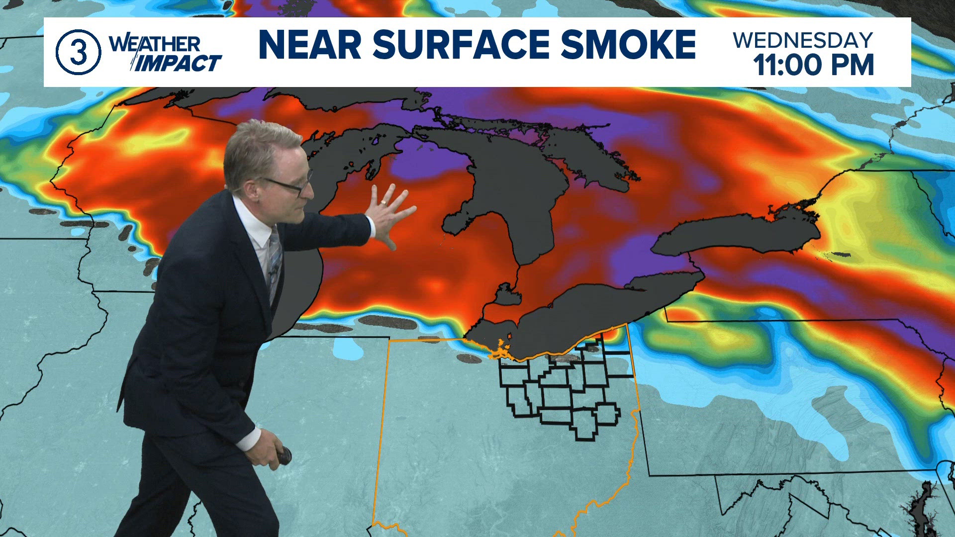 Poor Document Image Example Weather Impact Alert: Wildfire smoke may produce poor air quality ...