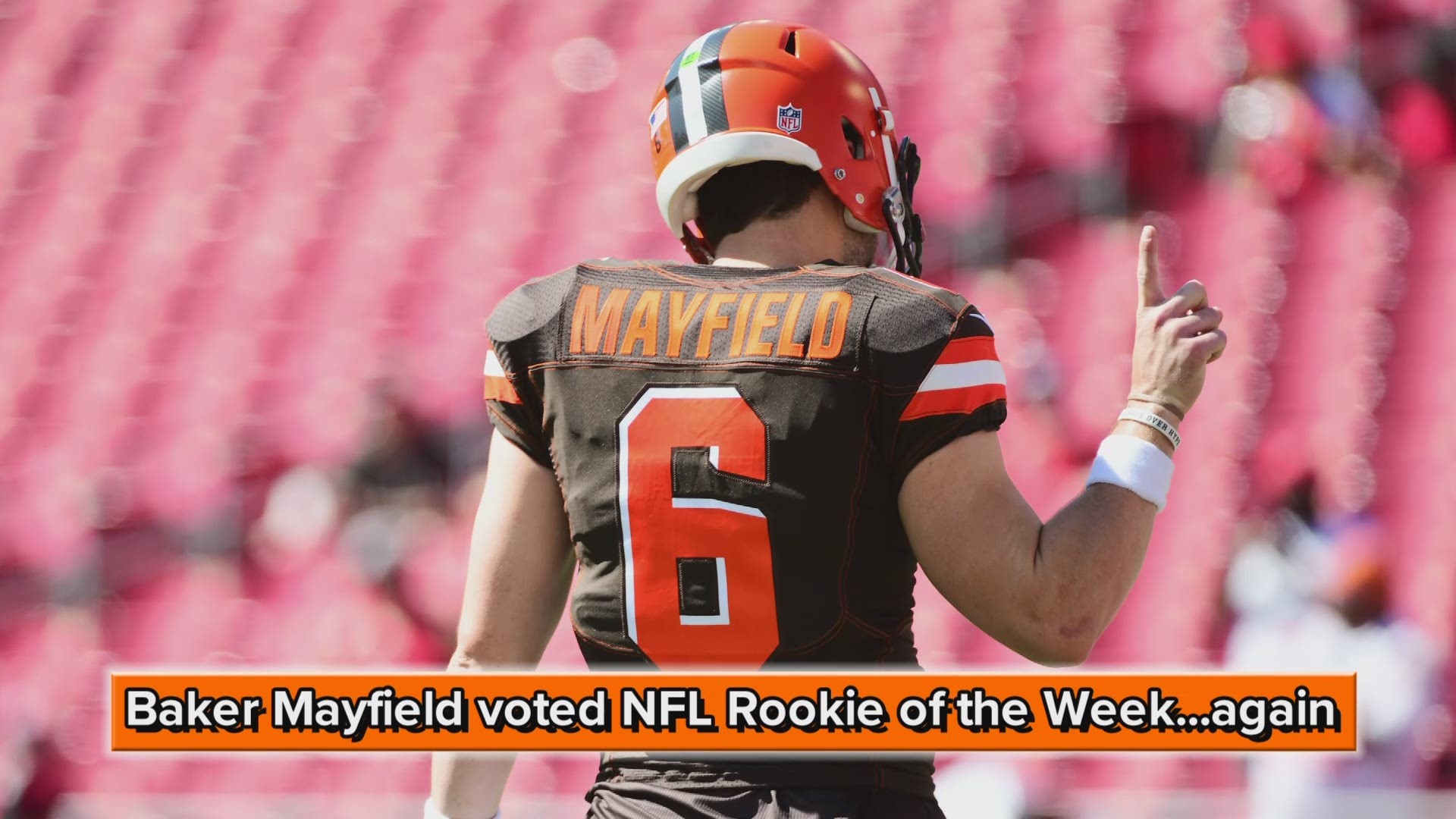 Baker Mayfield named NFL's 'Rookie of the Week' (again) in final game