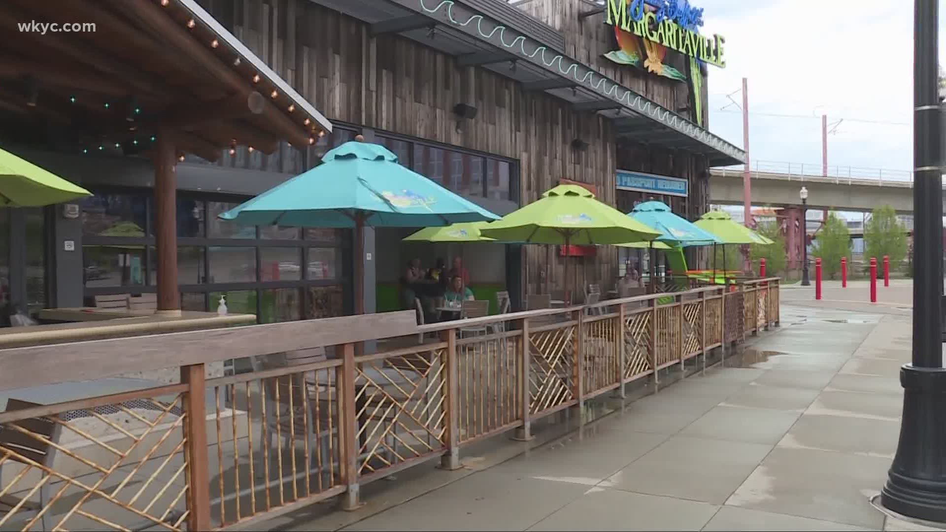 Despite some rainy weather in Northeast Ohio, several people headed out to their favorite restaurants to enjoy outdoor dining. Did they feel safe?
