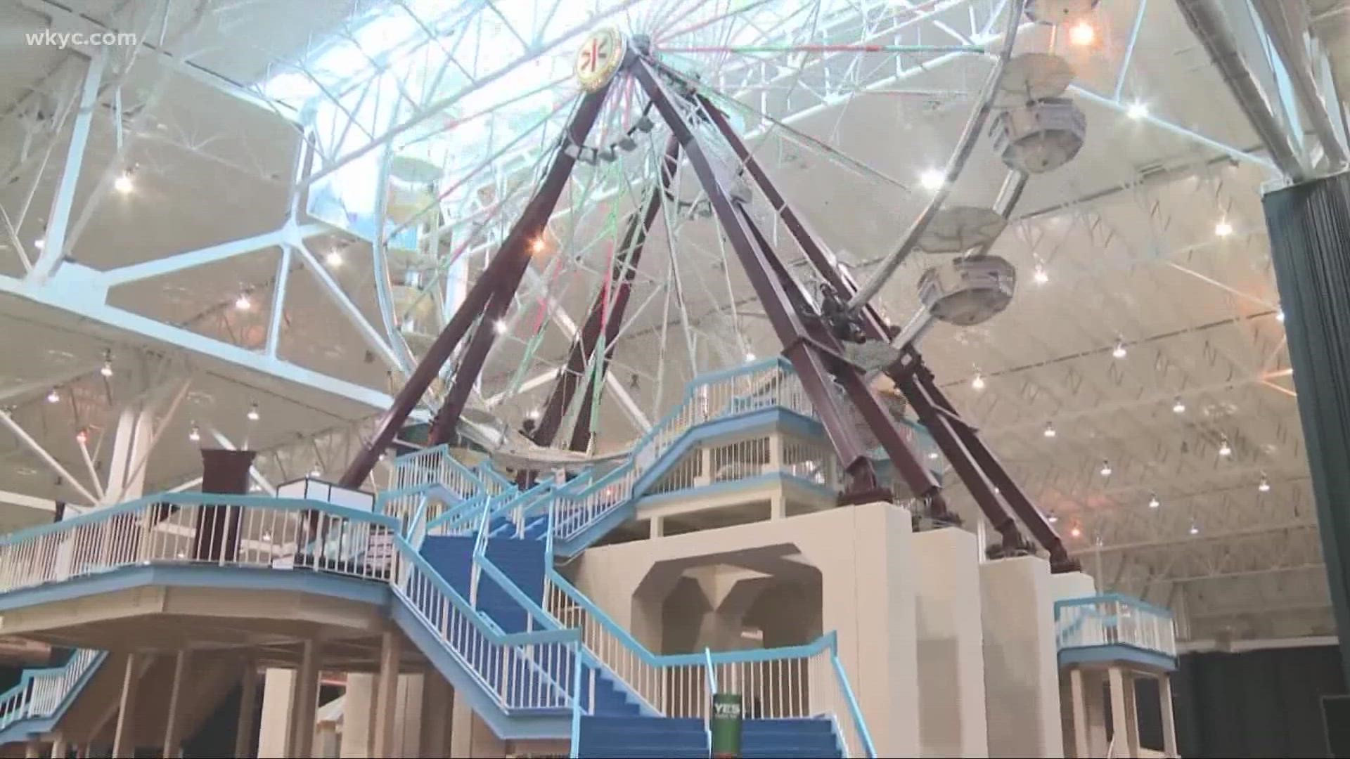 For 30 years, the iconic ferris wheel has been a fixture inside of Cleveland's I-X Center.