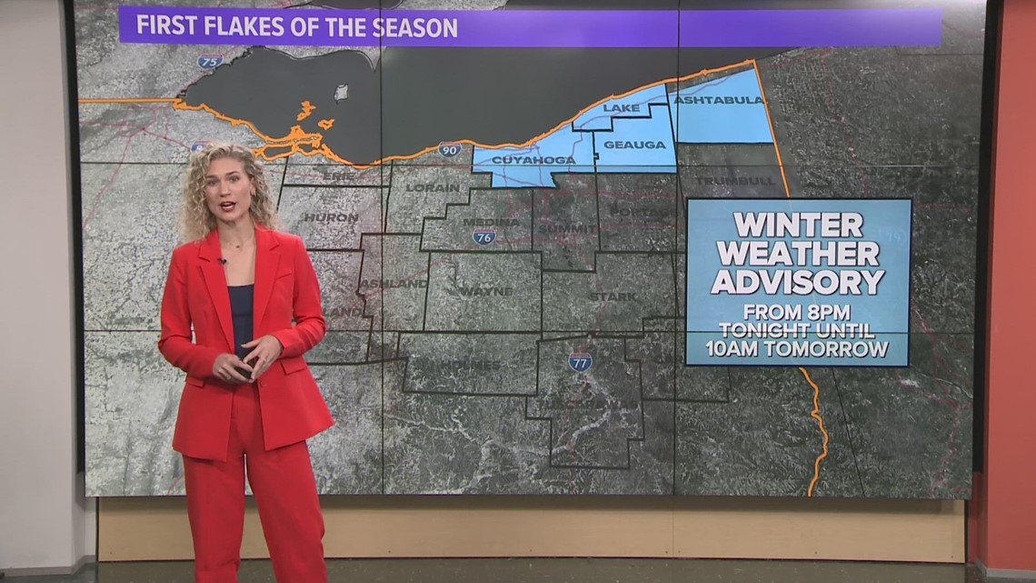 Cleveland weather Winter Weather Advisory for parts of Northeast Ohio