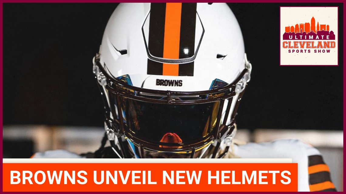 Browns unveil new alternate white helmets - prompting the Bengals