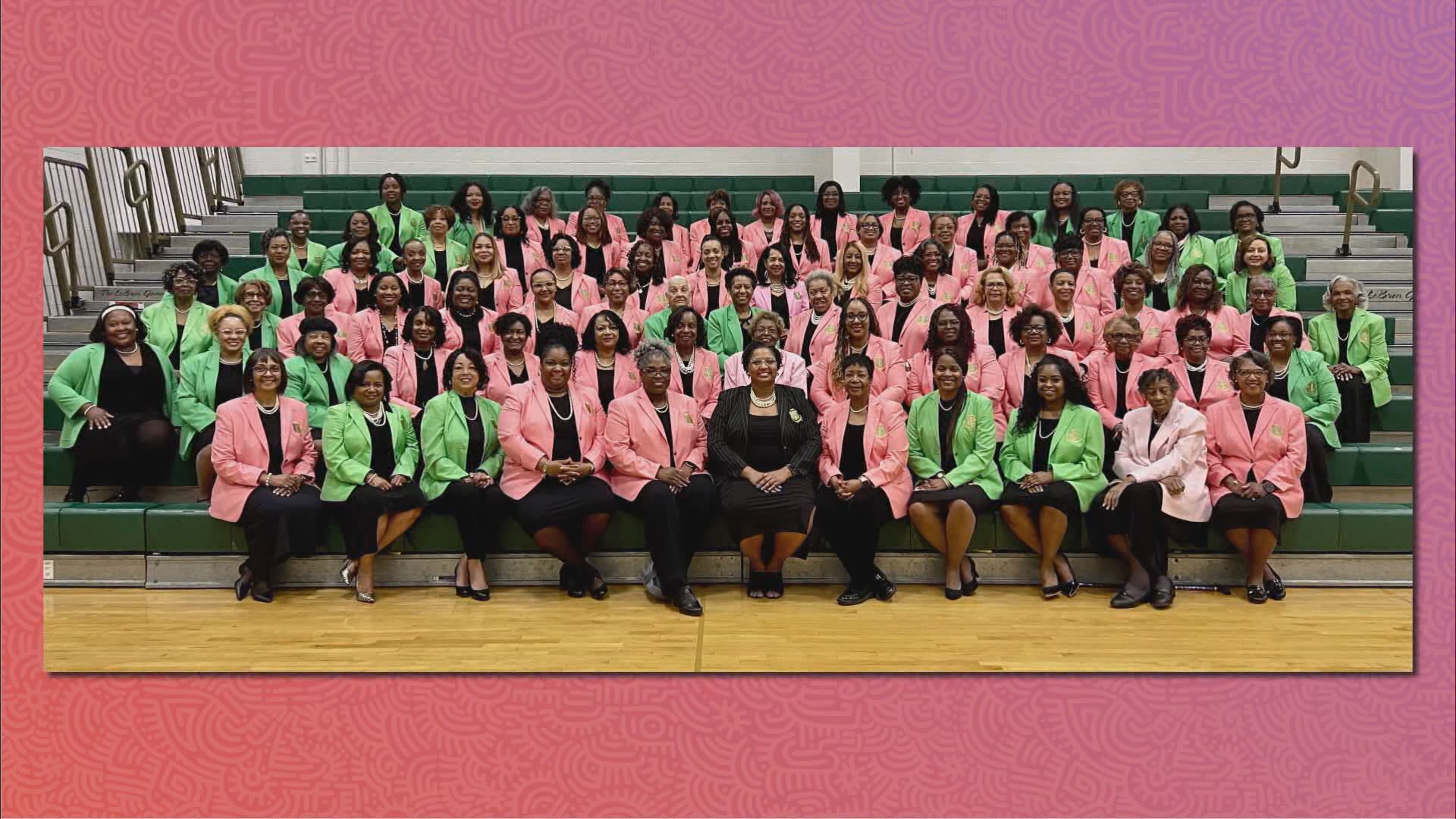 Leon sits down Dr. Leah Shaw, President of Alpha Kappa Alpha Sorority, Inc’s Zeta Theta Omega Chapter and member Hazel Malone.