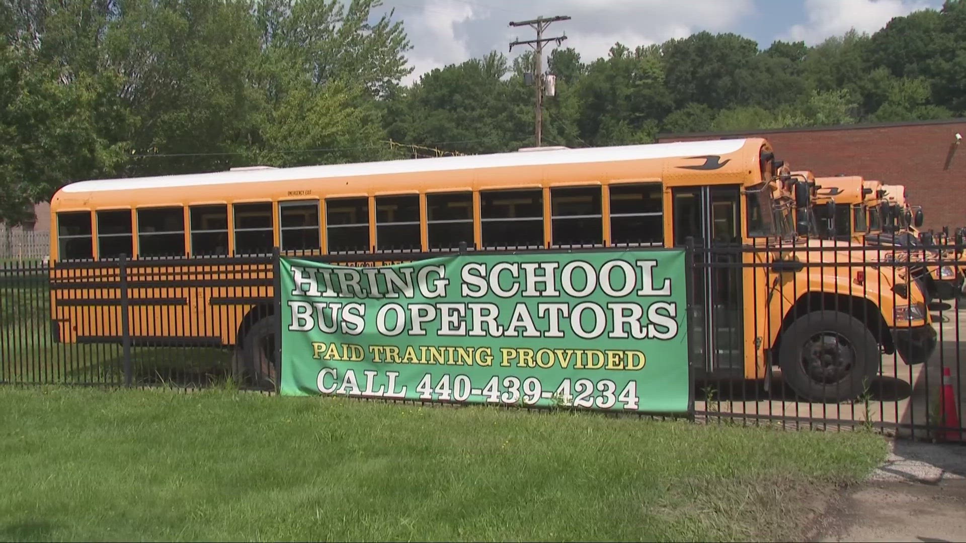 Districts around the nation and right here in Northeast Ohio are dealing with a bus driver shortage.