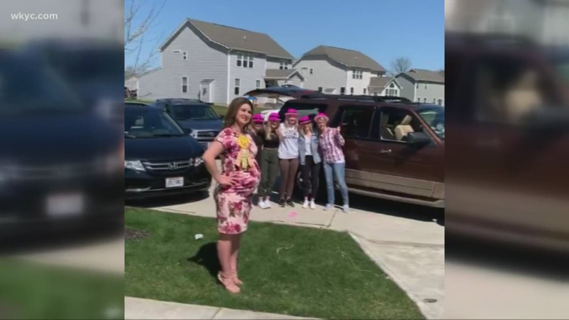 Drivethru baby shower in Brunswick sets example of how to party during