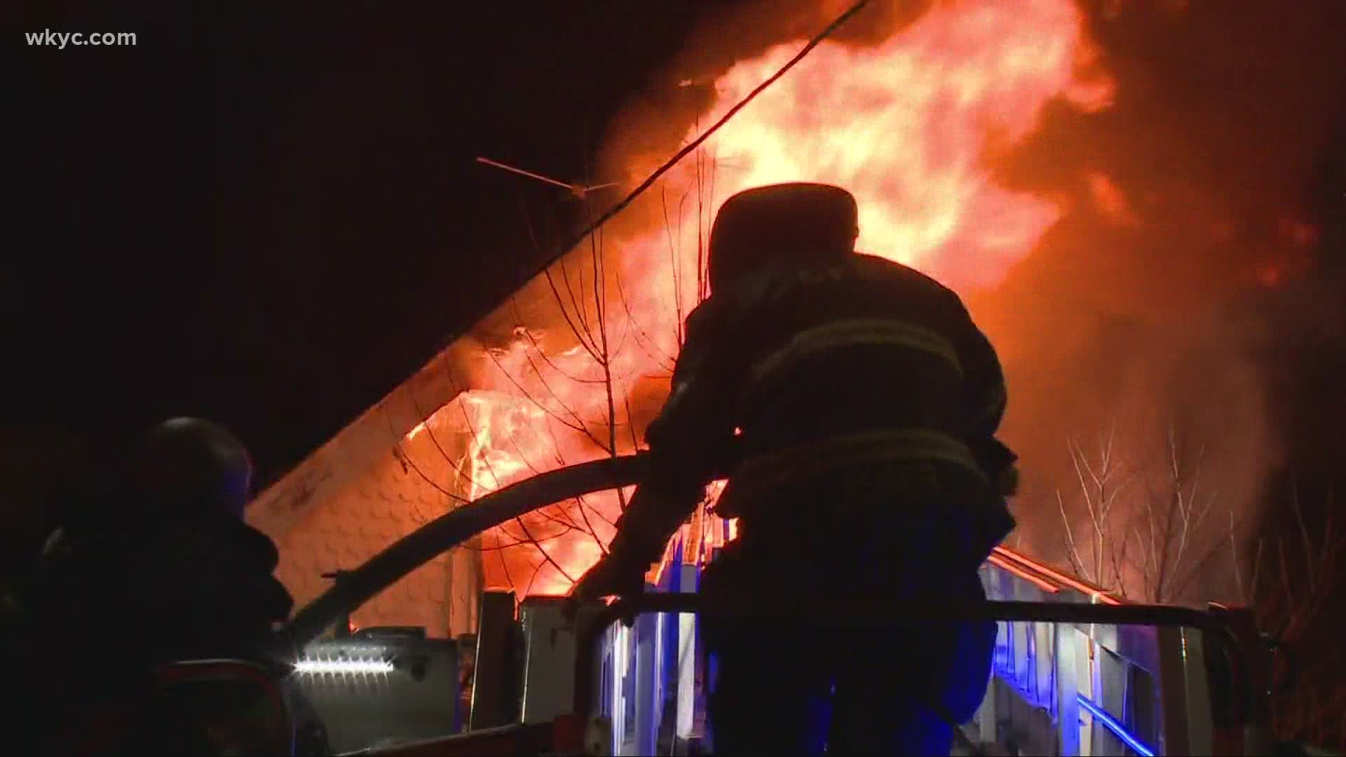 Officials say the fire is now under control. 3News was able to get live footage from the scene.