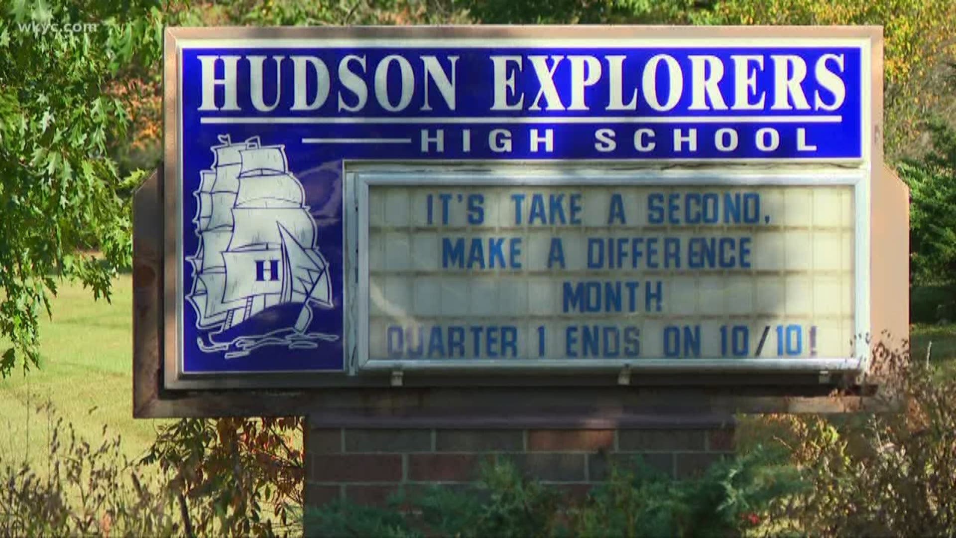 The principal of Hudson High School says racist language will not be tolerated. The district also says that all victims need to come forward.
