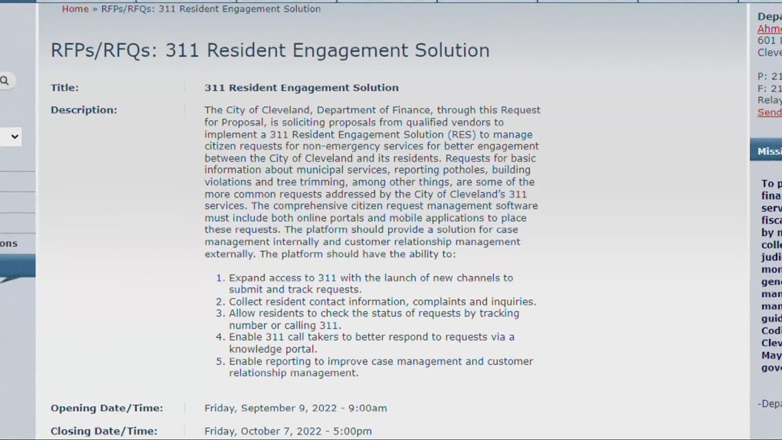 Cleveland City Council seeks to 'reconstruct' 311 service request system