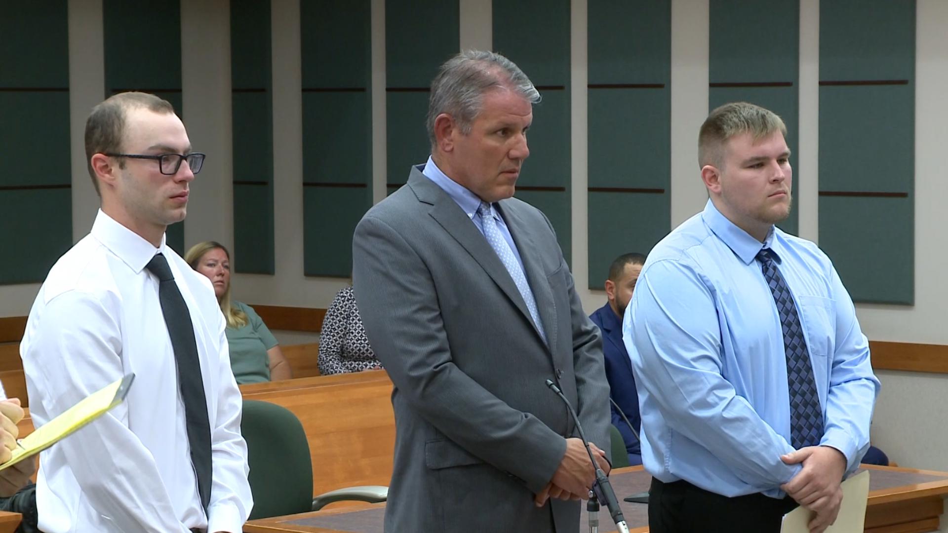 Donald Deka and Jack Klamert pleaded guilty to stealing the pink flamingo statue located at the corner of Broadview Road and Snow Road.