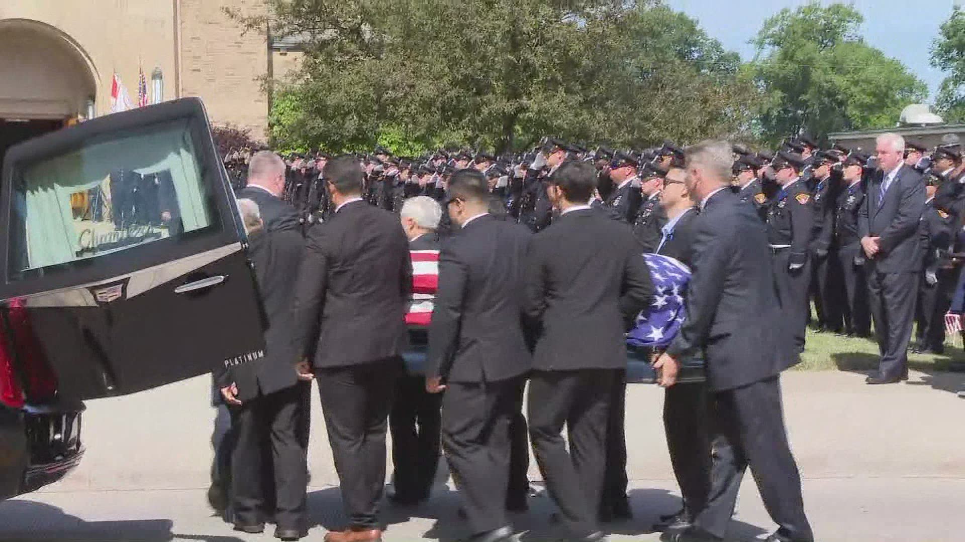 July 12, 2018: The community is honoring fallen Cleveland officer Vu Nguyen as he's laid to rest.