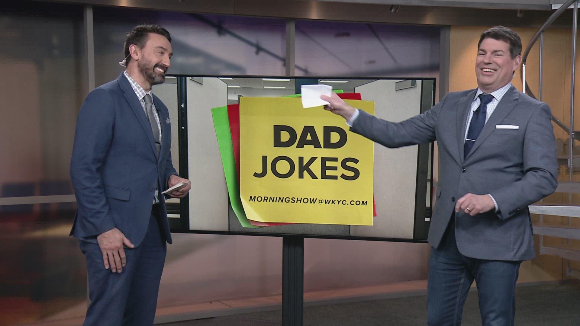 Mr. Jokes 3枚 Dad jokes with 3News' Matt Wintz and Dave Chudowsky: Why couldn't
