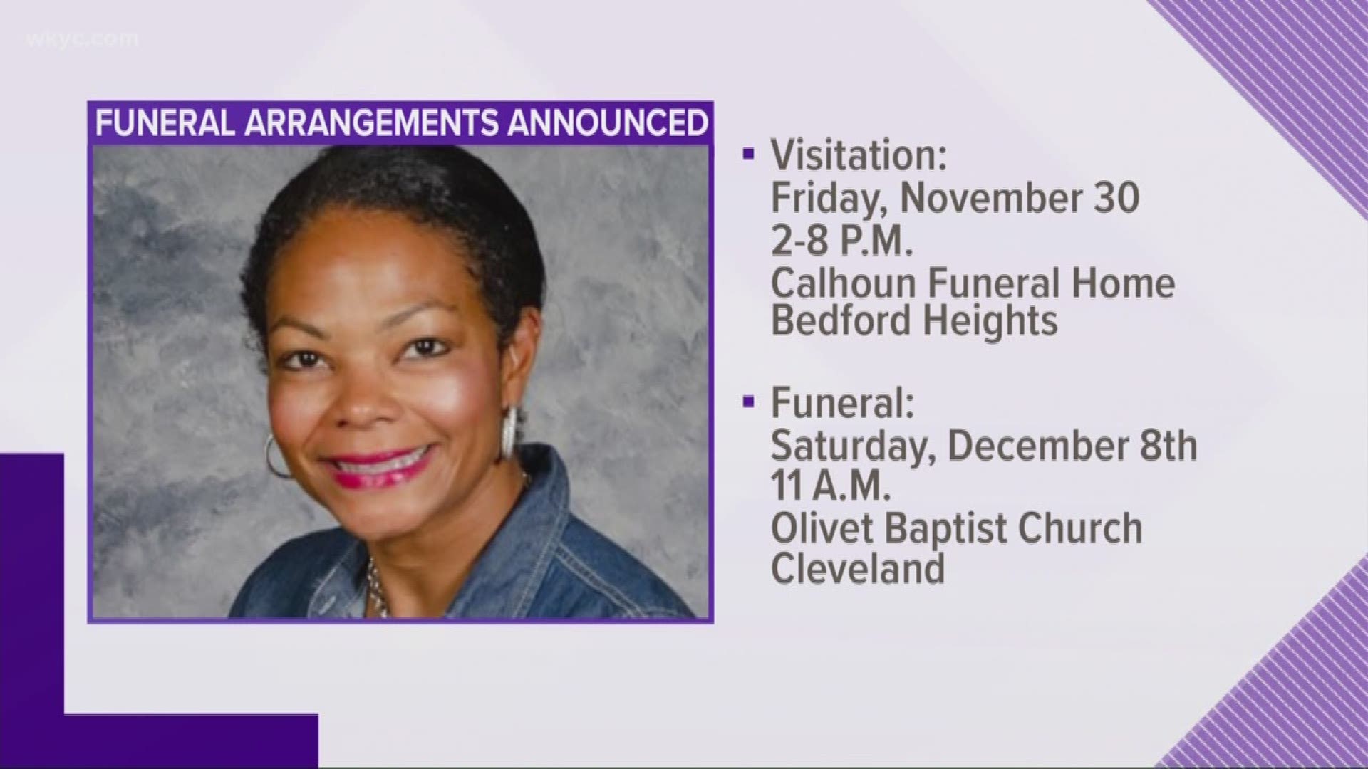 Funeral arrangements for Aisha Fraser